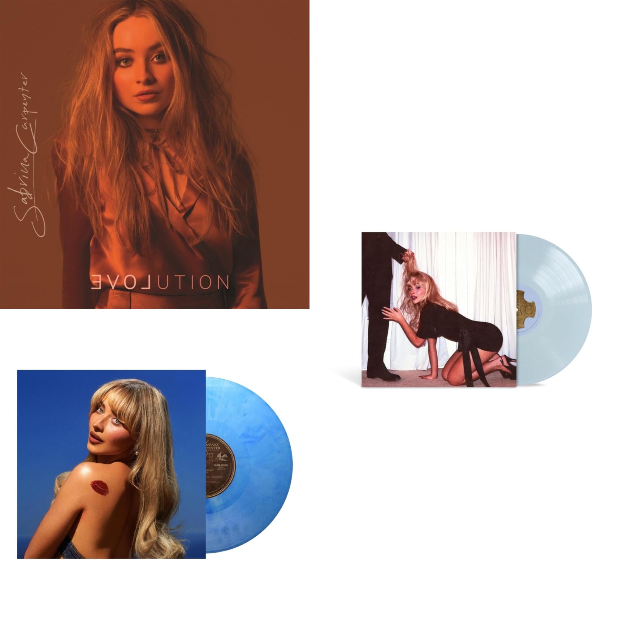 Evolution & Short N Sweet (X) (Light Sky LP Vinyl) & Man's Best Friend (X) (Light Blue LP Vinyl)