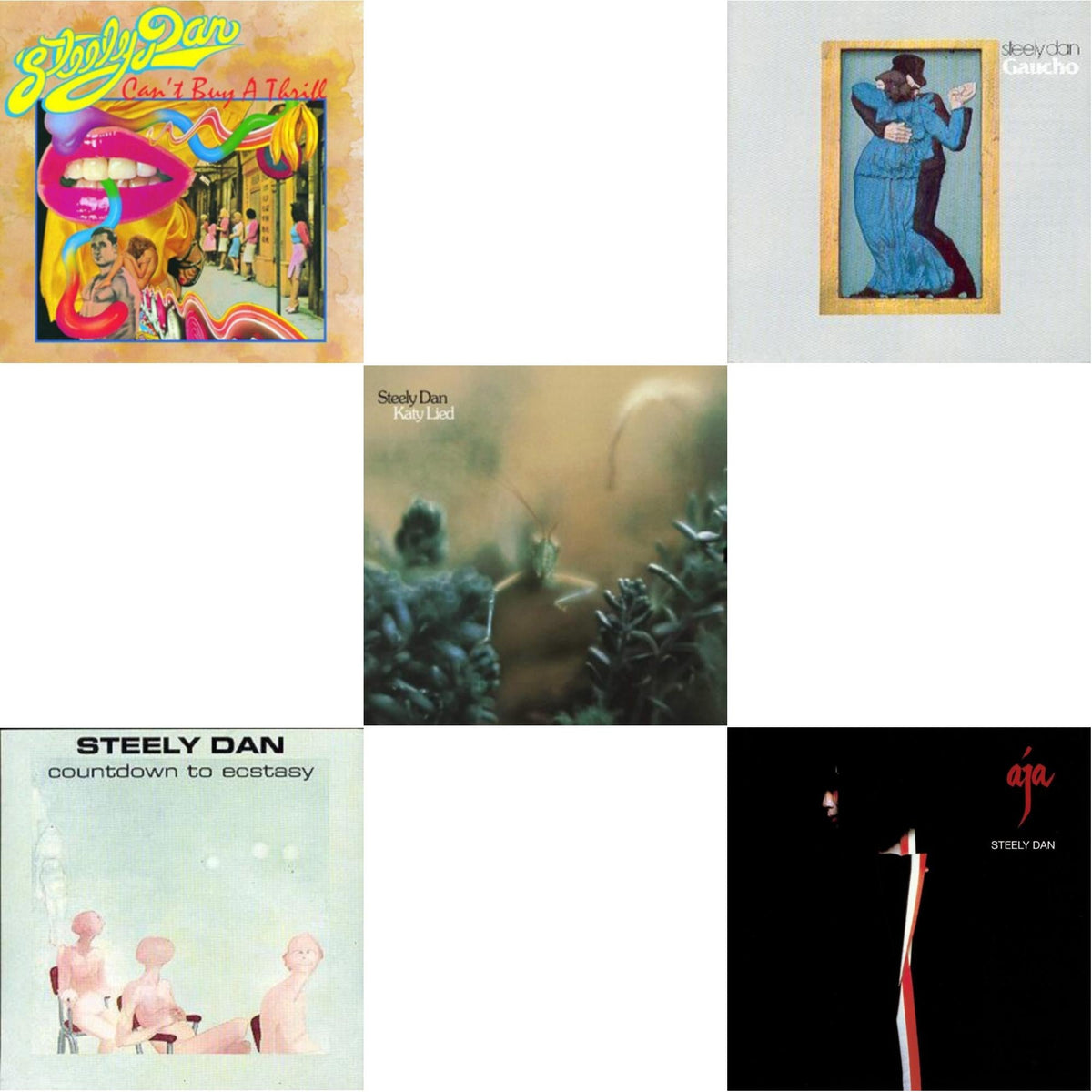 Can't Buy A Thrill & Countdown To Ecstasy & Katy Lied & Gaucho & Aja