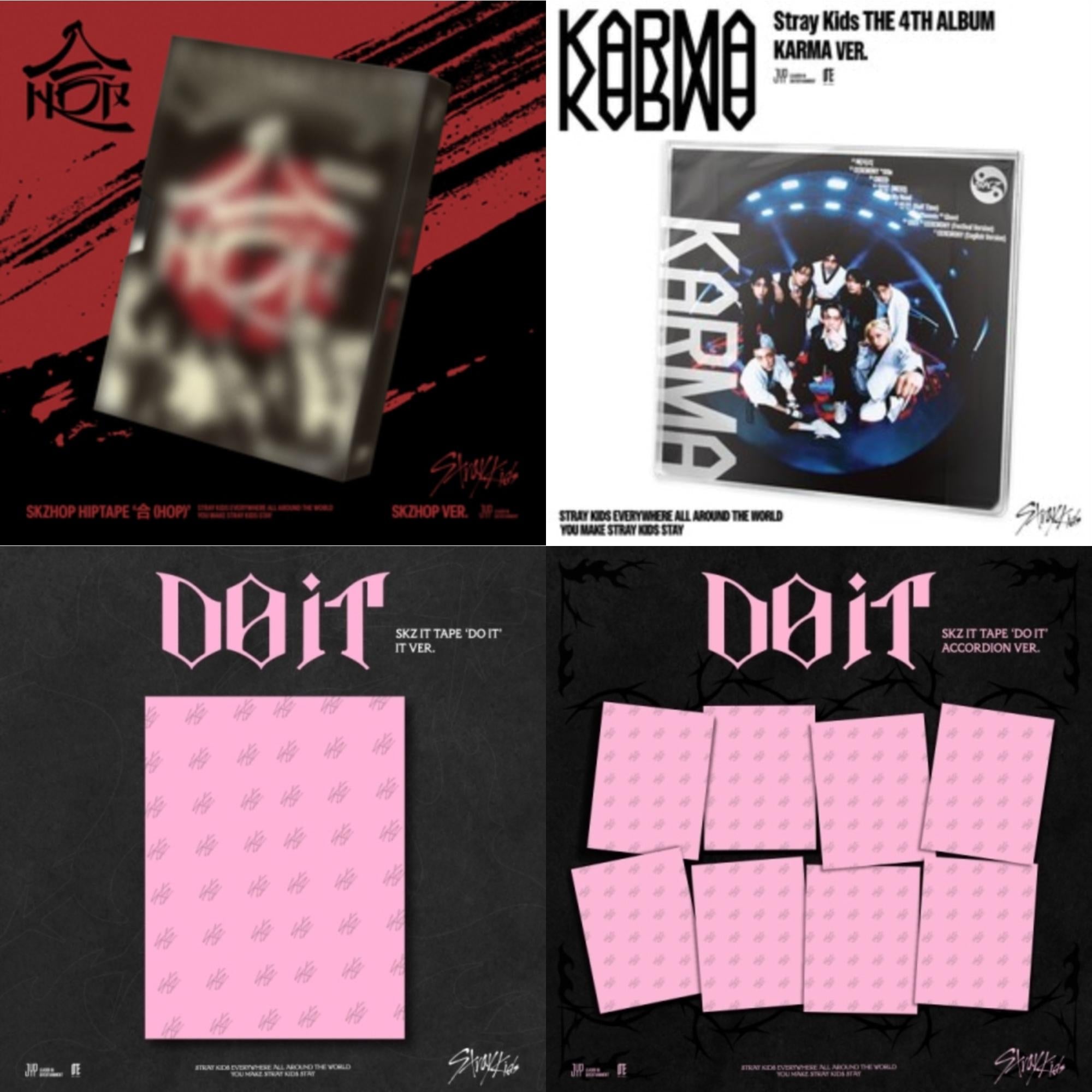 Hop (Skzhop Ver.) & Karma (Karma Ver.) & Do It - Skz It Tape (It Ver.) & Do It - Skz It Tape (Accordion Ver.)