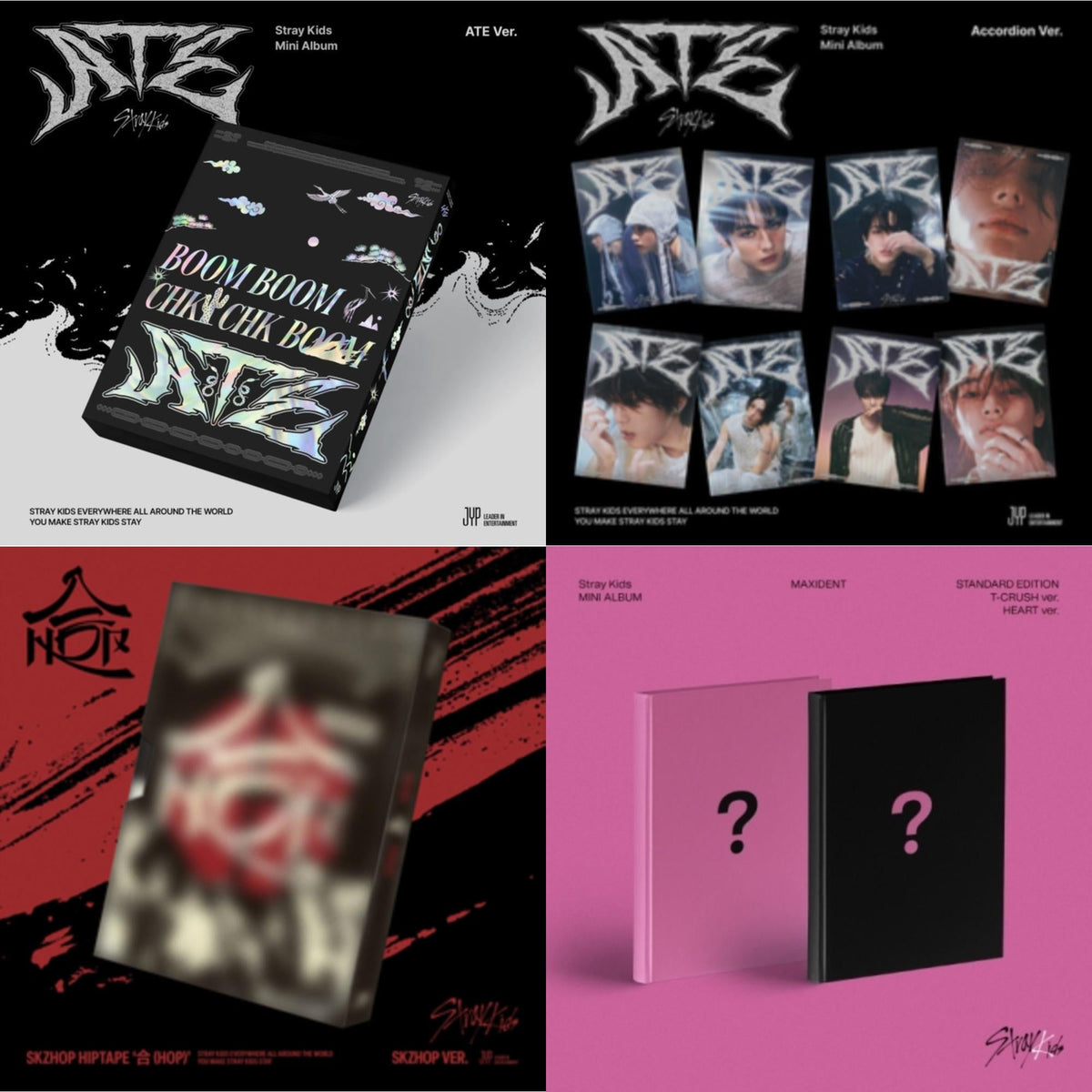 Ate (Ate Ver.) & Ate (Accordion Ver.) & Hop (Skzhop Ver.) & Maxident (T-Crush Version/Heart Version)