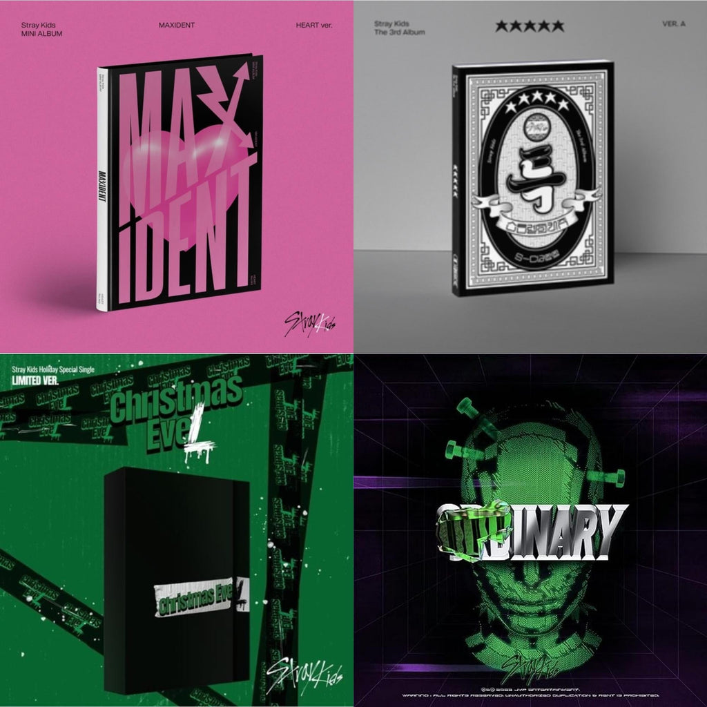 Maxident (Heart Version) & 5-Star (Ver. A) & Holiday Special Single Christmas Evel (Normal Ver.) & Oddinary (Scanning Version/Mask Off Version/Normal Edition)