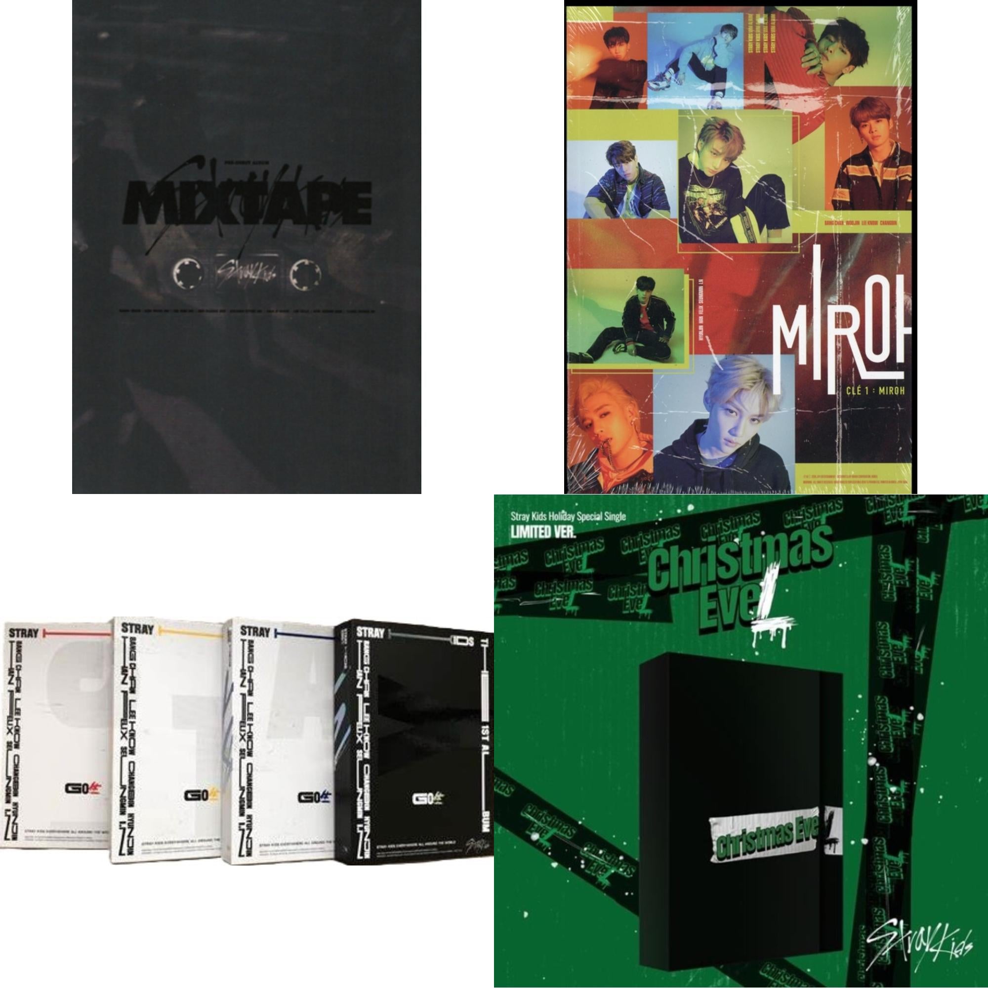 Mixtape & Cle 1: Miroh (Mini Album)  & Go: Volume 1 (Normal Edition) & Holiday Special Single Christmas Evel (Normal Ver.)