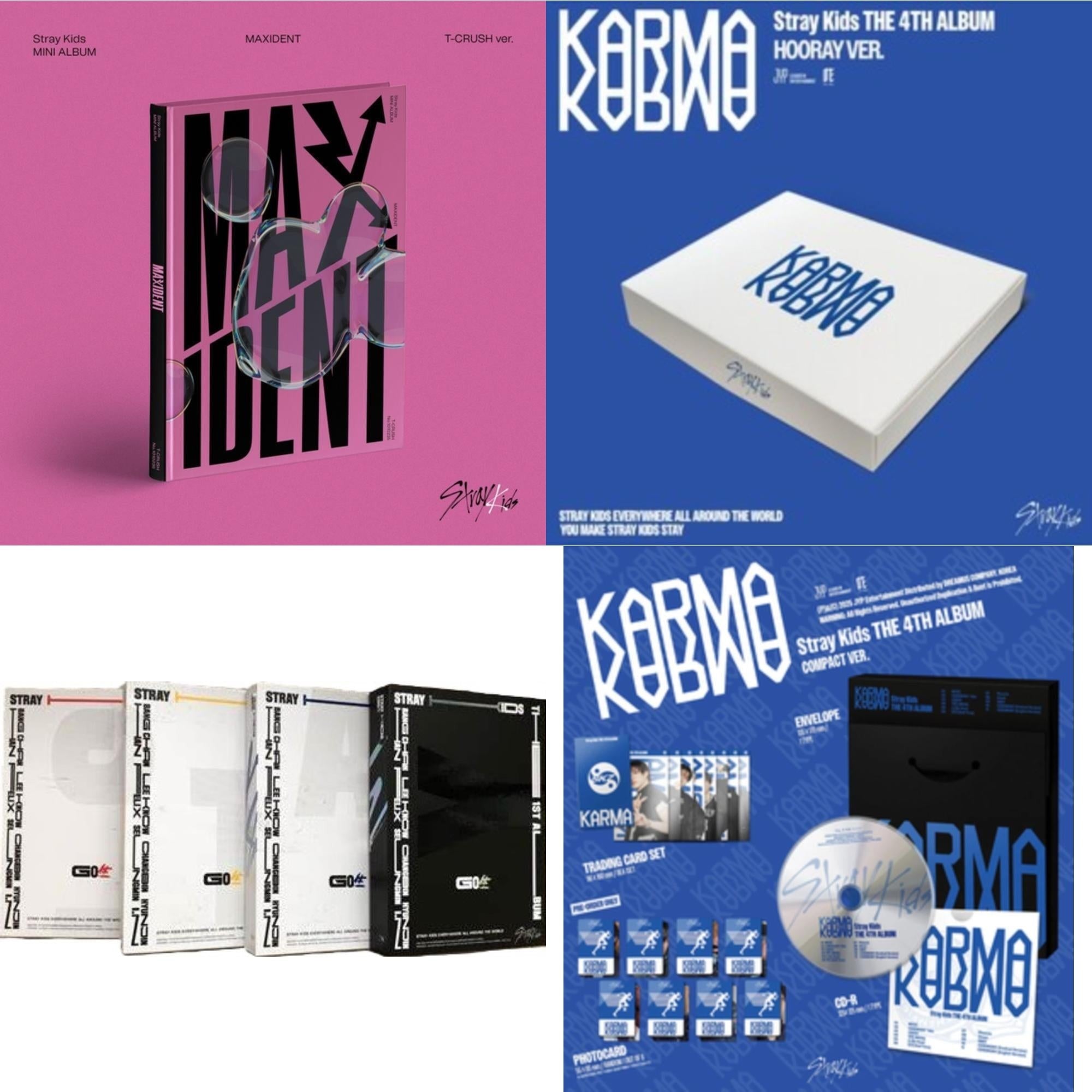 Maxident (T-Crush Version) & Karma (Hooray Ver.) & Go: Volume 1 (Normal Edition) & Karma (Compact Ver.)