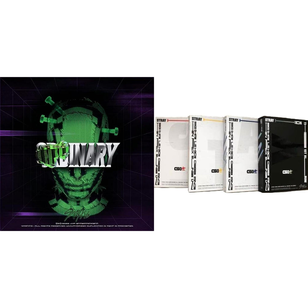 Stray Kids - Go: Volume 1 (Normal Edition) & Oddinary (Scanning Version/Mask Off Version/Normal Edition) - CD Bundle