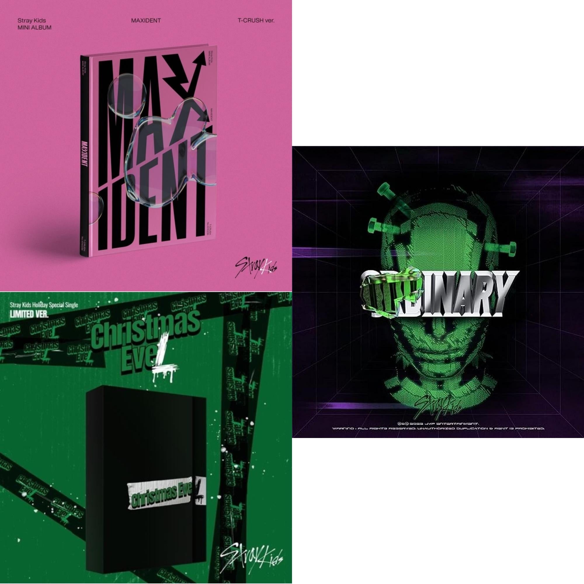 Maxident (T-Crush Version) & Holiday Special Single Christmas Evel (Normal Ver.) & Oddinary (Scanning Version/Mask Off Version/Normal Edition)