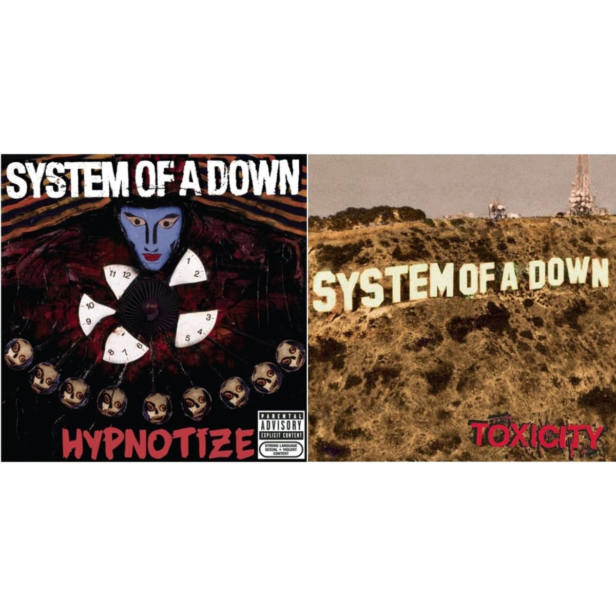 System Of A Down - Toxicity & Hypnotize - CD Bundle