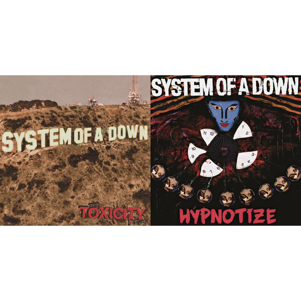 System Of A Down - Toxicity (140G) & Hypnotize (140G) - LP Vinyl Bundle