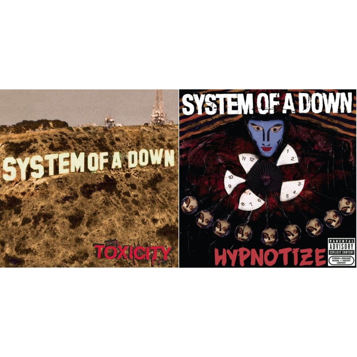 System Of A Down - Toxicity & Hypnotize - CD Bundle