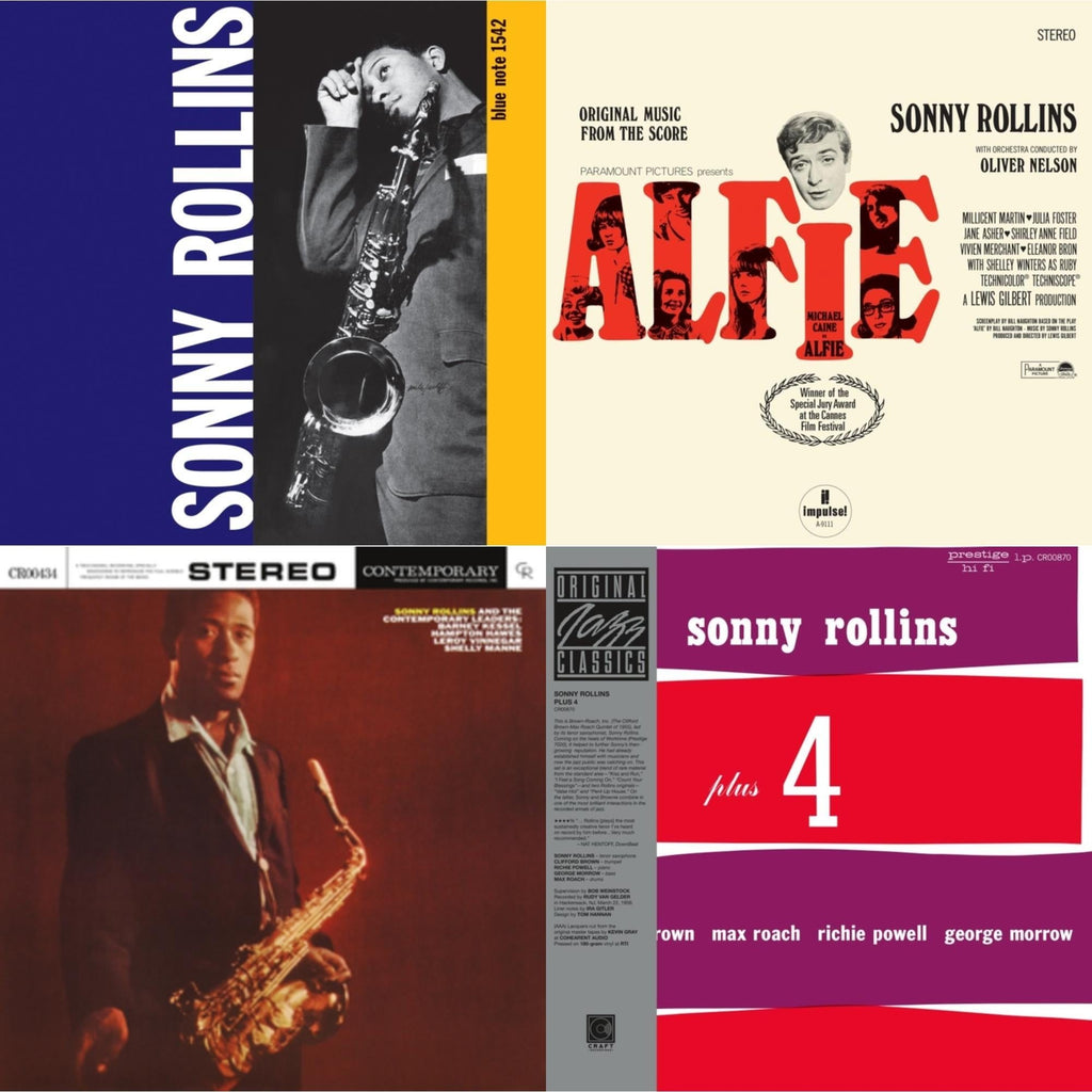 Volume 1 (Blue Note Classic LP Vinyl Edition/180G) & Alfie (Original Music From The Score) (Verve Acoustic Sounds Series) (180G) & Sonny Rollins & The Contemporary Leaders (Contemporary Records Acoustic Sounds Series) (180G)