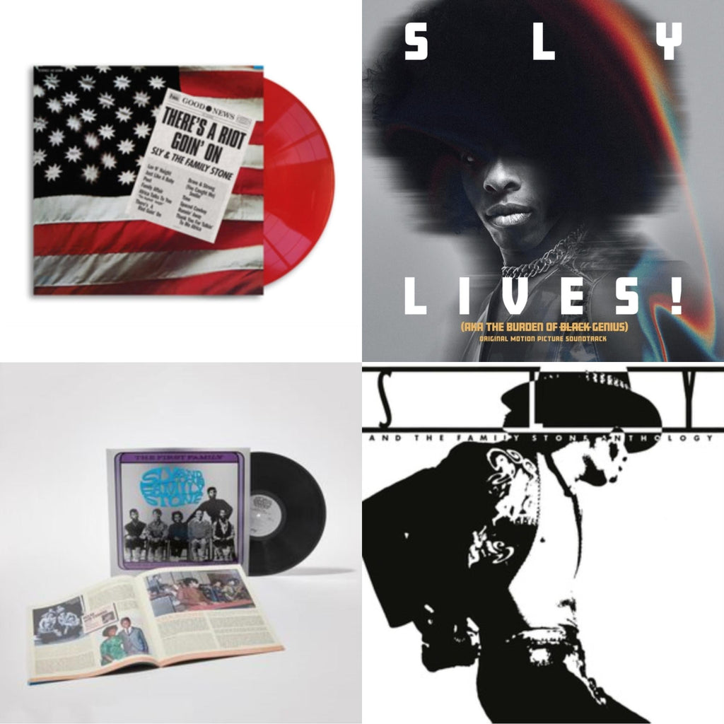 There’S A Riot Goin On (Red LP Vinyl) & Sly Lives! (Aka The Burden Of Black Genius) (Ost/2LP) & First Family: Live At The Winchester Cathedral 1967 (LP/Book) & Anthology (2LP/Pink Vinyl/180G)