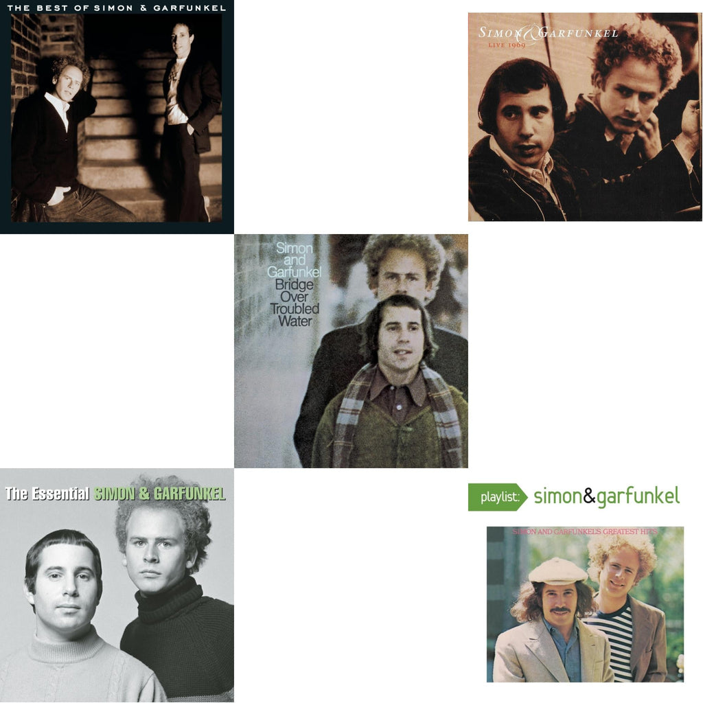 Best Of Simon & Garfunkel & Essential Simon & Garfunkel & Bridge Over Troubled Water & Live 1969 & Playlist: Simon And Garfunkel's Greatest Hits
