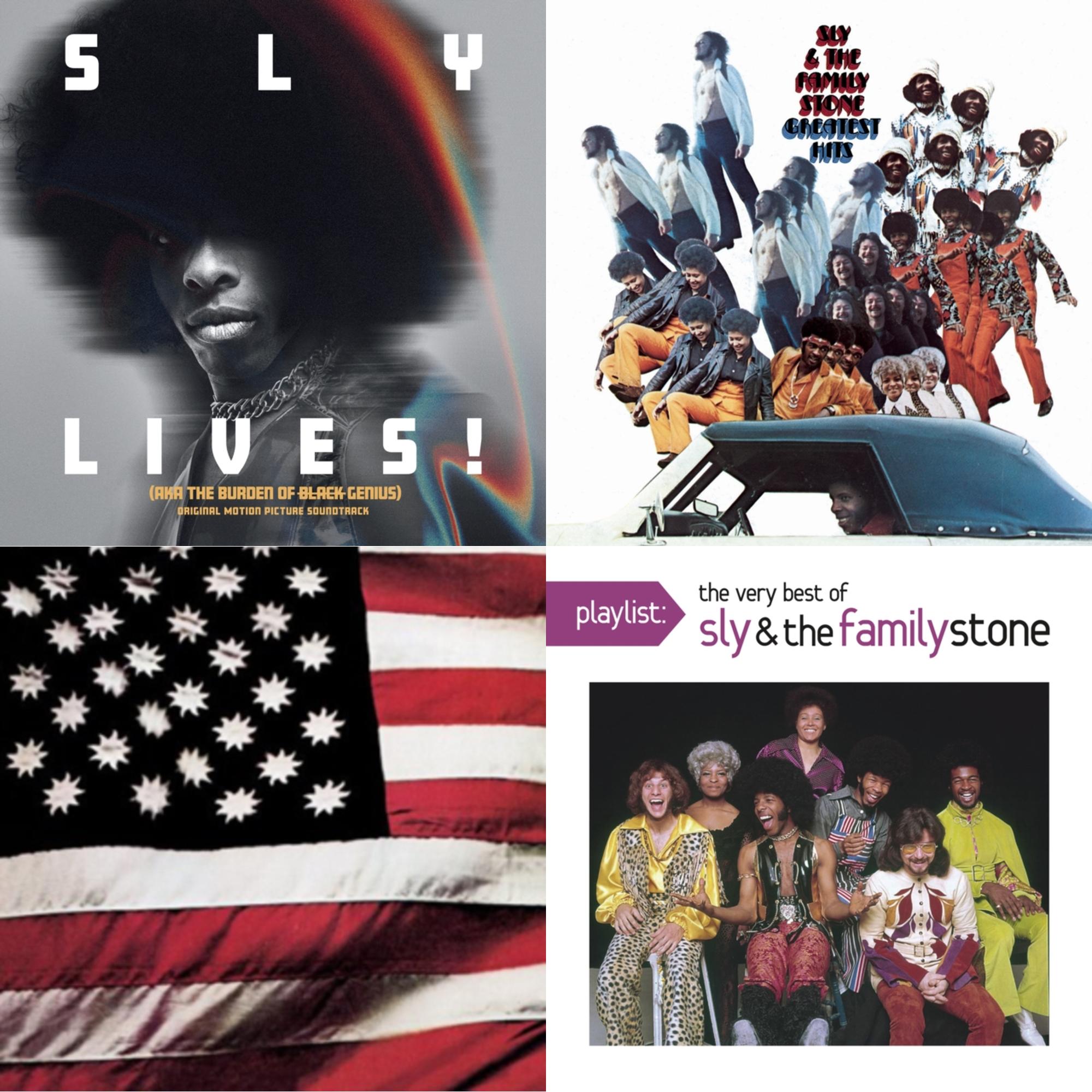 Sly Lives! (Aka The Burden Of Black Genius) (Ost) & Greatest Hits & There's A Riot Goin On & Playlist: Very Best Of Sly & Family Stone