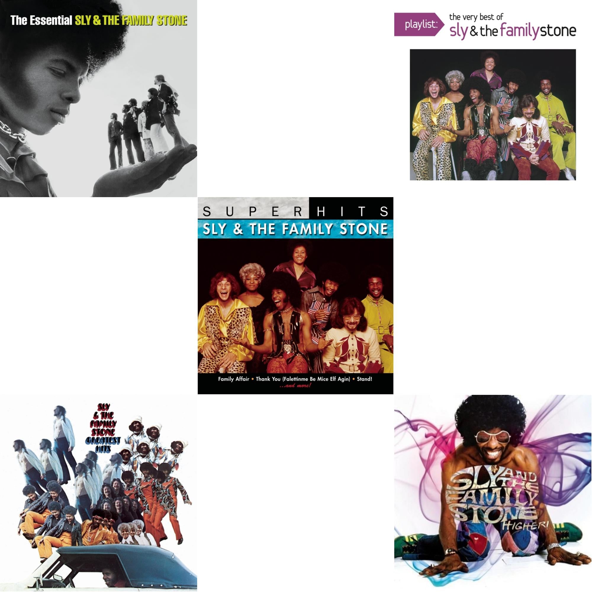 Essential Sly & Family Stone & Greatest Hits & Super Hits & Playlist: Very Best Of Sly & Family Stone & Higher (Highlights)