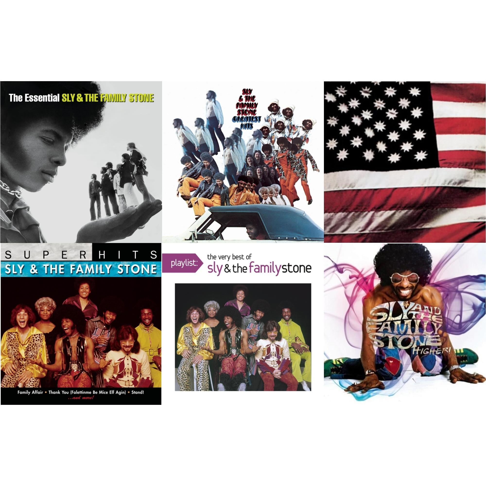 Essential Sly & Family Stone & Greatest Hits & There's A Riot Goin On & Super Hits & Playlist: Very Best Of Sly & Family Stone & Higher (Highlights)