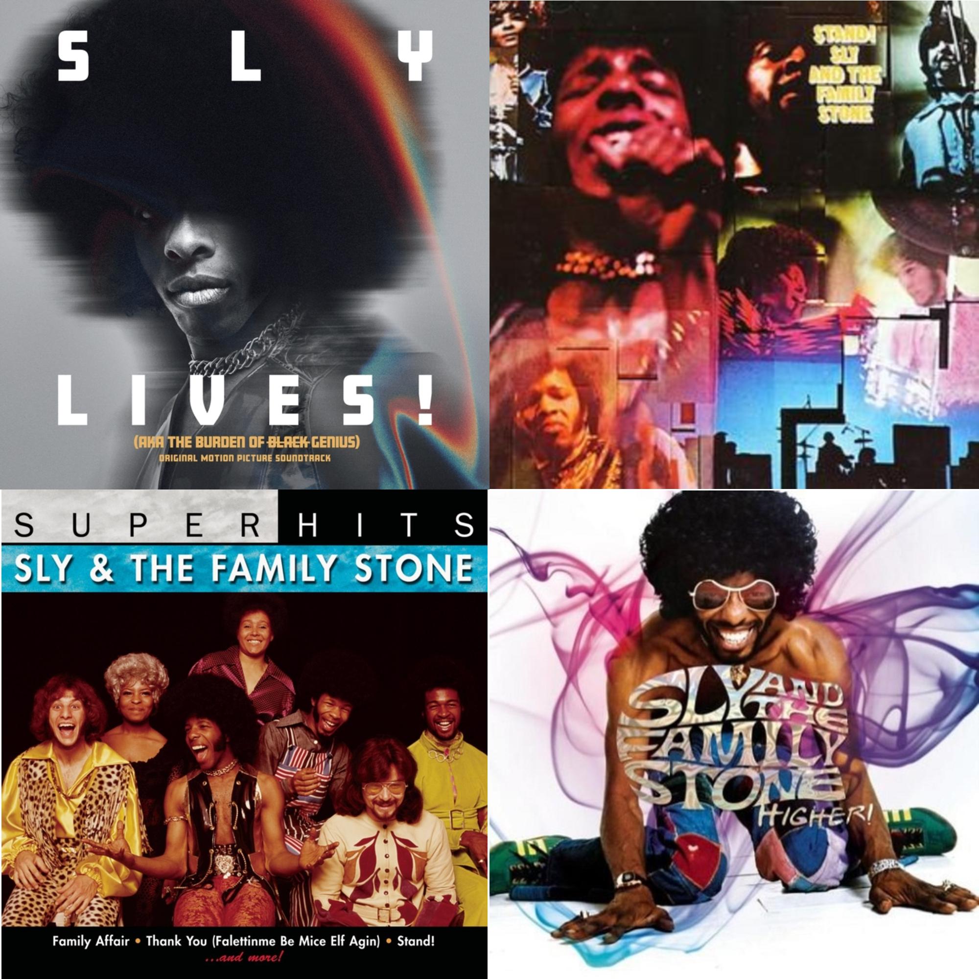 Sly Lives! (Aka The Burden Of Black Genius) (Ost) & Stand & Super Hits & Higher (Highlights)
