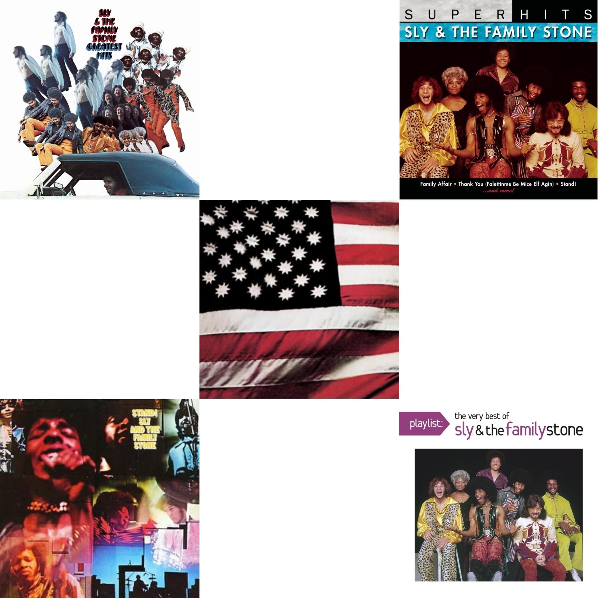 Greatest Hits & Stand & There's A Riot Goin On & Super Hits & Playlist: Very Best Of Sly & Family Stone