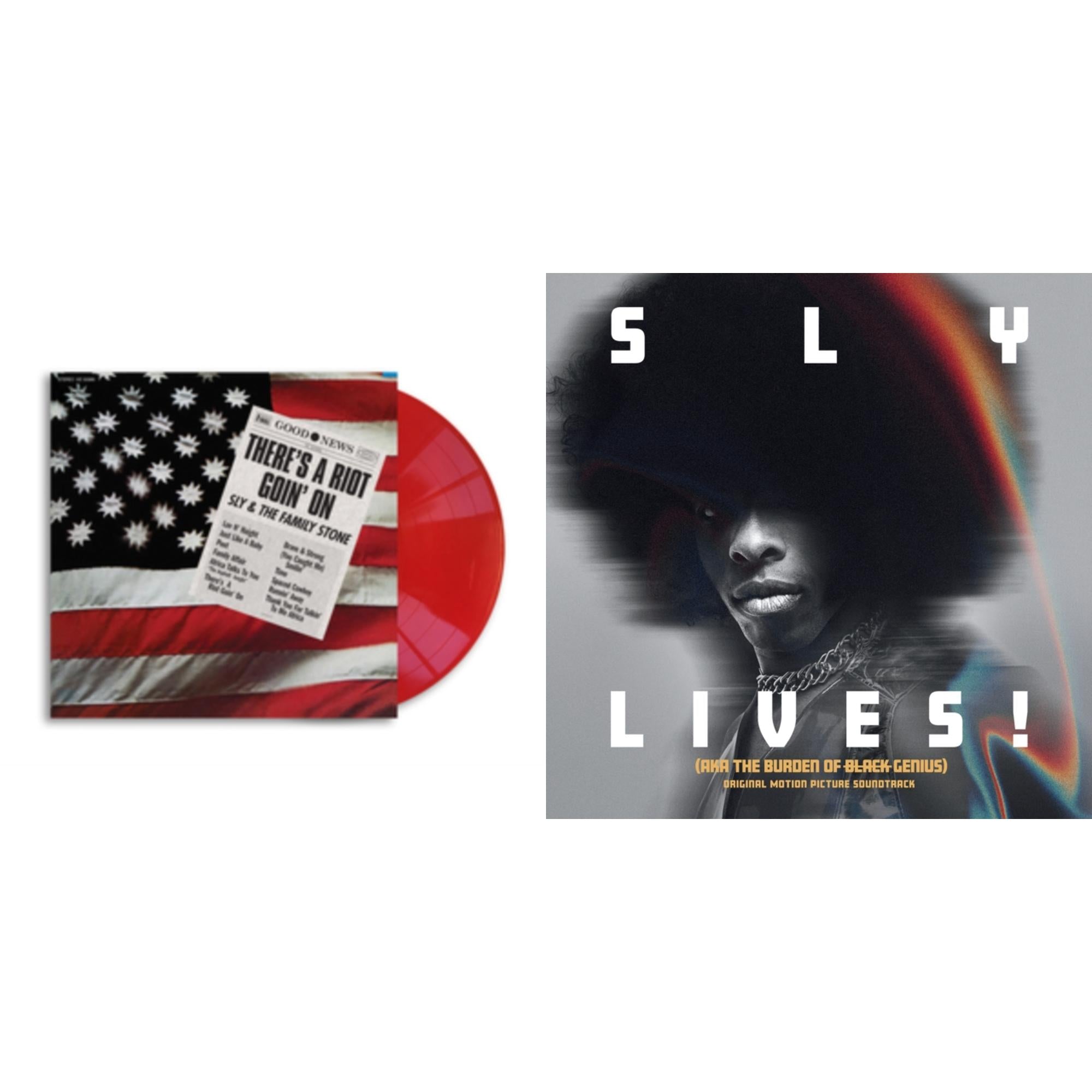 There’S A Riot Goin On (Red LP Vinyl) & Sly Lives! (Aka The Burden Of Black Genius) (Ost/2LP)
