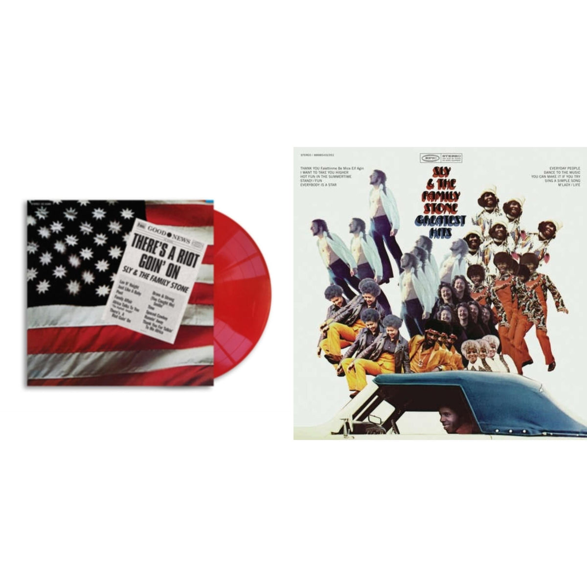 There’S A Riot Goin On (Red LP Vinyl) & Greatest Hits (150G/Dl Card)