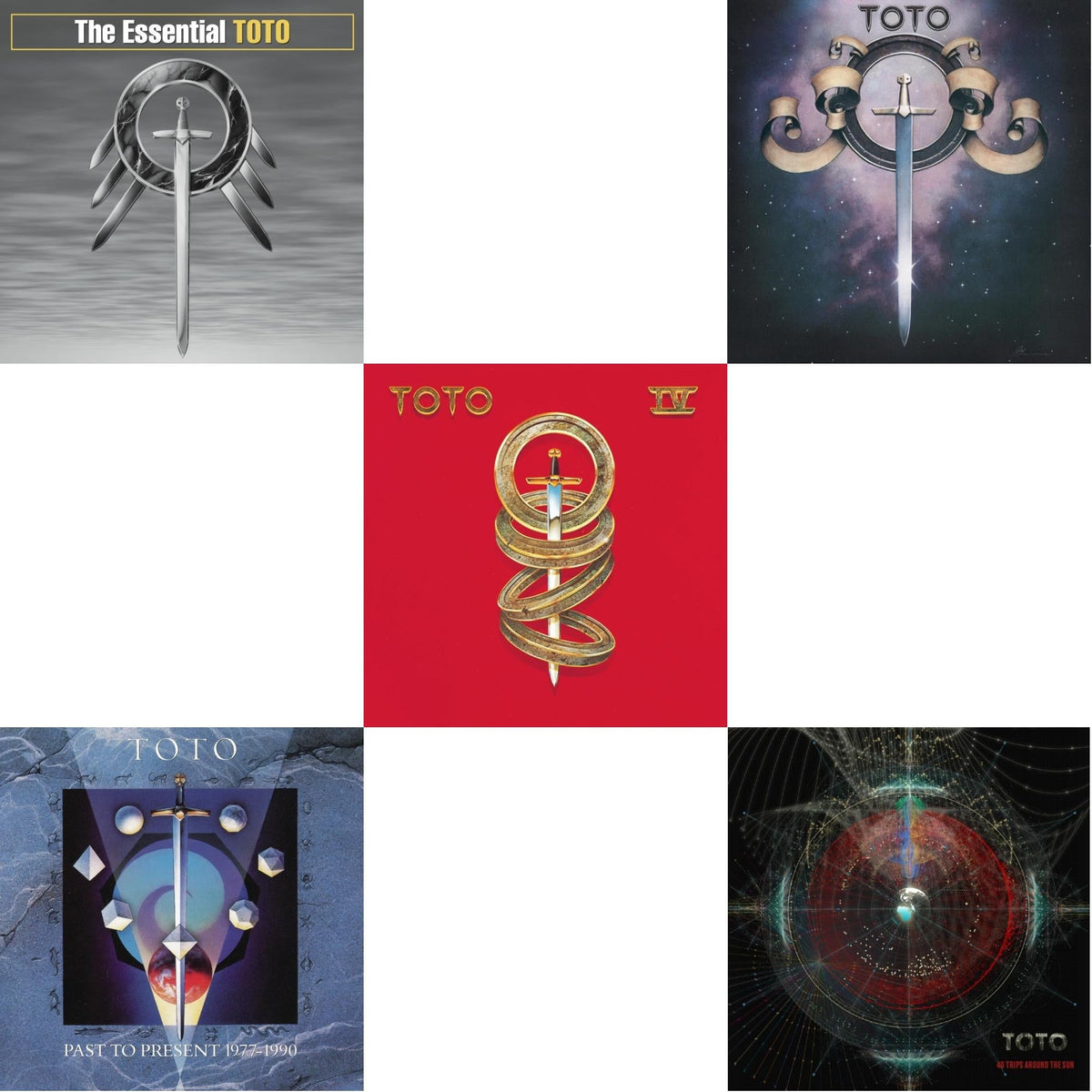 Essential Toto & Toto Past To Present 1977 - 1990 & Toto Iv & Toto & 40 Trips Around The Sun: Greatest Hits