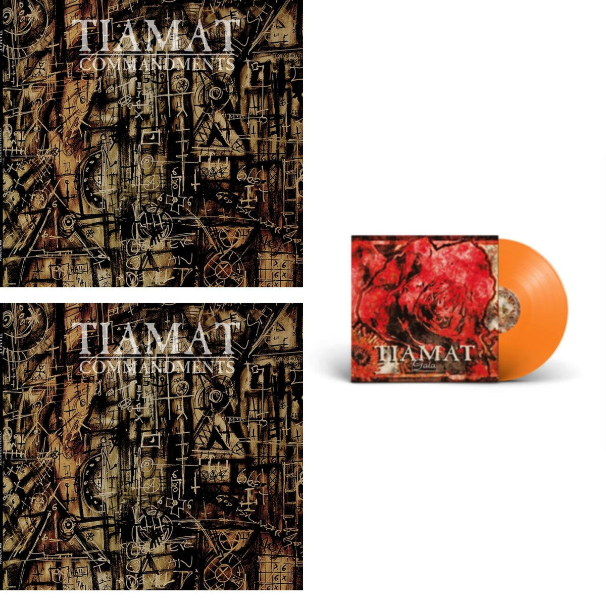 Commandments: An Anthology (Metal Box) & Commandments: An Anthology (Gold LP Vinyl) & Gaia (Reissue/Orange LP Vinyl)