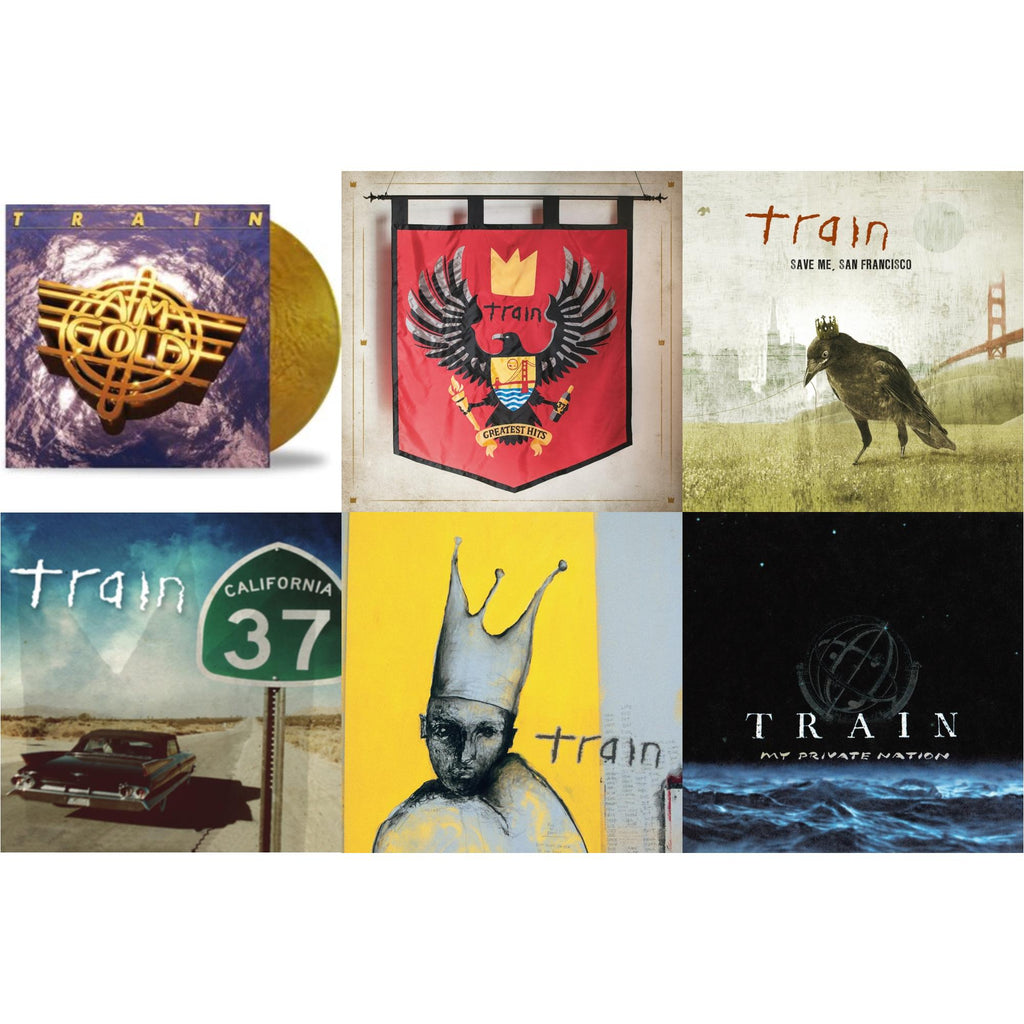 Am Gold (Metallic Gold LP Vinyl) & Greatest Hits (2LP) & Save Me, San Francisco (2LP) & California 37 & Train & My Private Nation