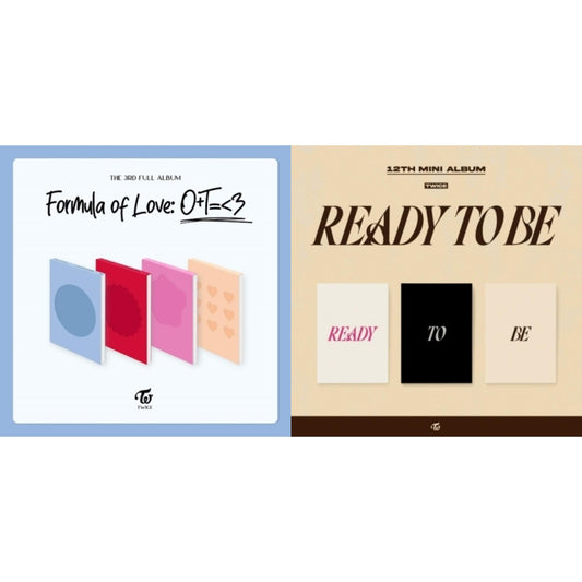 This is a 2 CD SKU bundle.
1.This CD is brand new.Format: CDMusic Style: K-popThis item's title is: Formula Of Love: O+T=<3Artist: TwiceLabel: JYP ENT.Barcode: 8809755509156Release Date: 10/31/2022
2.This CD is brand new.