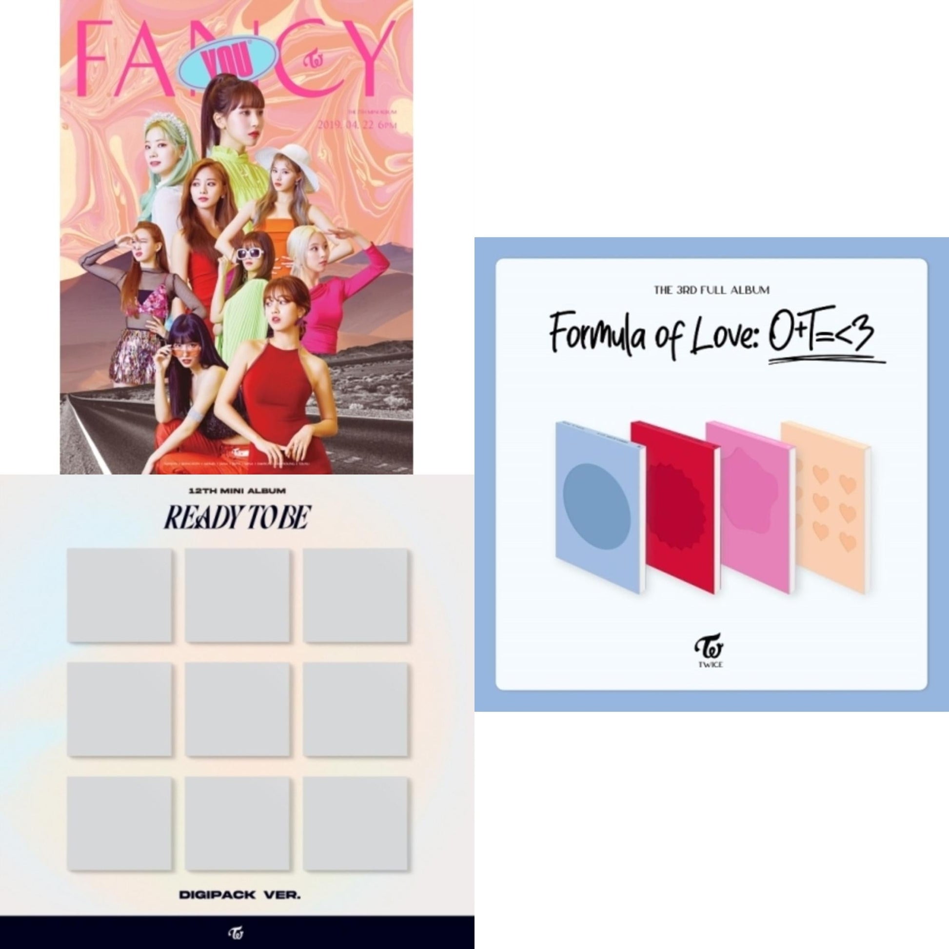 This is a 3 CD SKU bundle.
1.This CD is brand new.Format: CDMusic Style: K-popThis item's title is: Fancy You (7Th Album)Artist: TwiceLabel: JYP ENT.Barcode: 8809440338757Release Date: 2/22/2023
2.This CD is brand new.