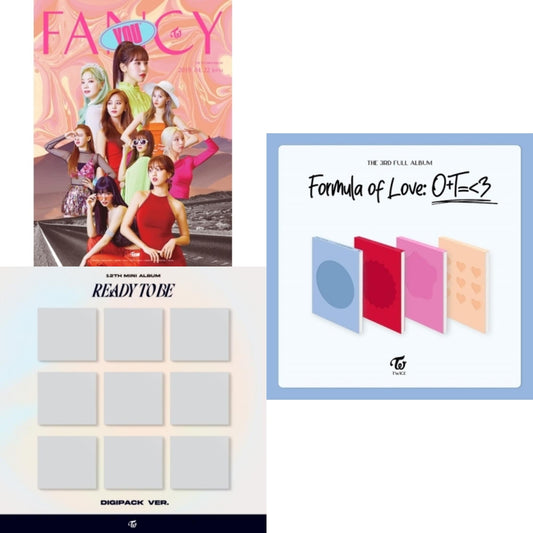 This is a 3 CD SKU bundle.
1.This CD is brand new.Format: CDMusic Style: K-popThis item's title is: Fancy You (7Th Album)Artist: TwiceLabel: JYP ENT.Barcode: 8809440338757Release Date: 2/22/2023
2.This CD is brand new.