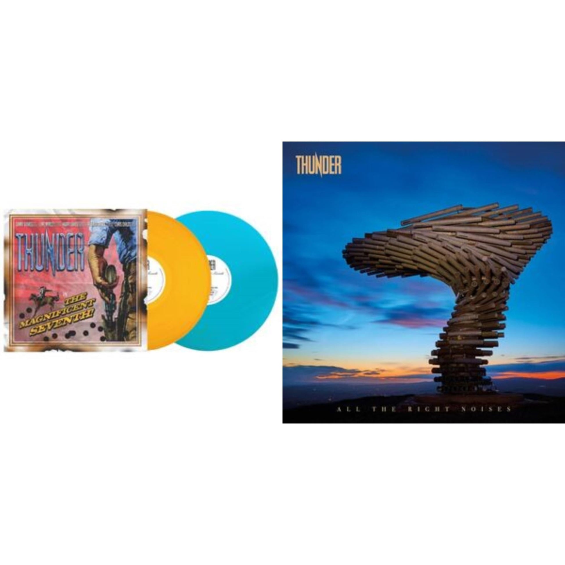 This is a 2 LP Vinyl SKU bundle.
1.This LP Vinyl is brand new.Format: LP VinylThis item's title is: Magnificent Seventh (2LP)Artist: ThunderBarcode: 4050538982572Release Date: 4/5/2024
2.This LP Vinyl is brand new.