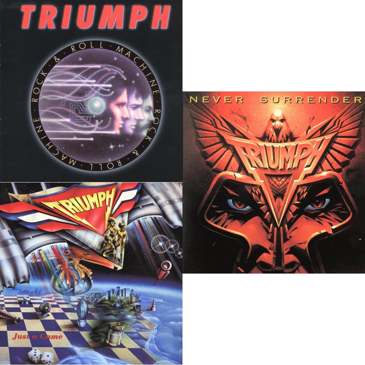 Rock N Roll Machine & Just A Game & Never Surrender