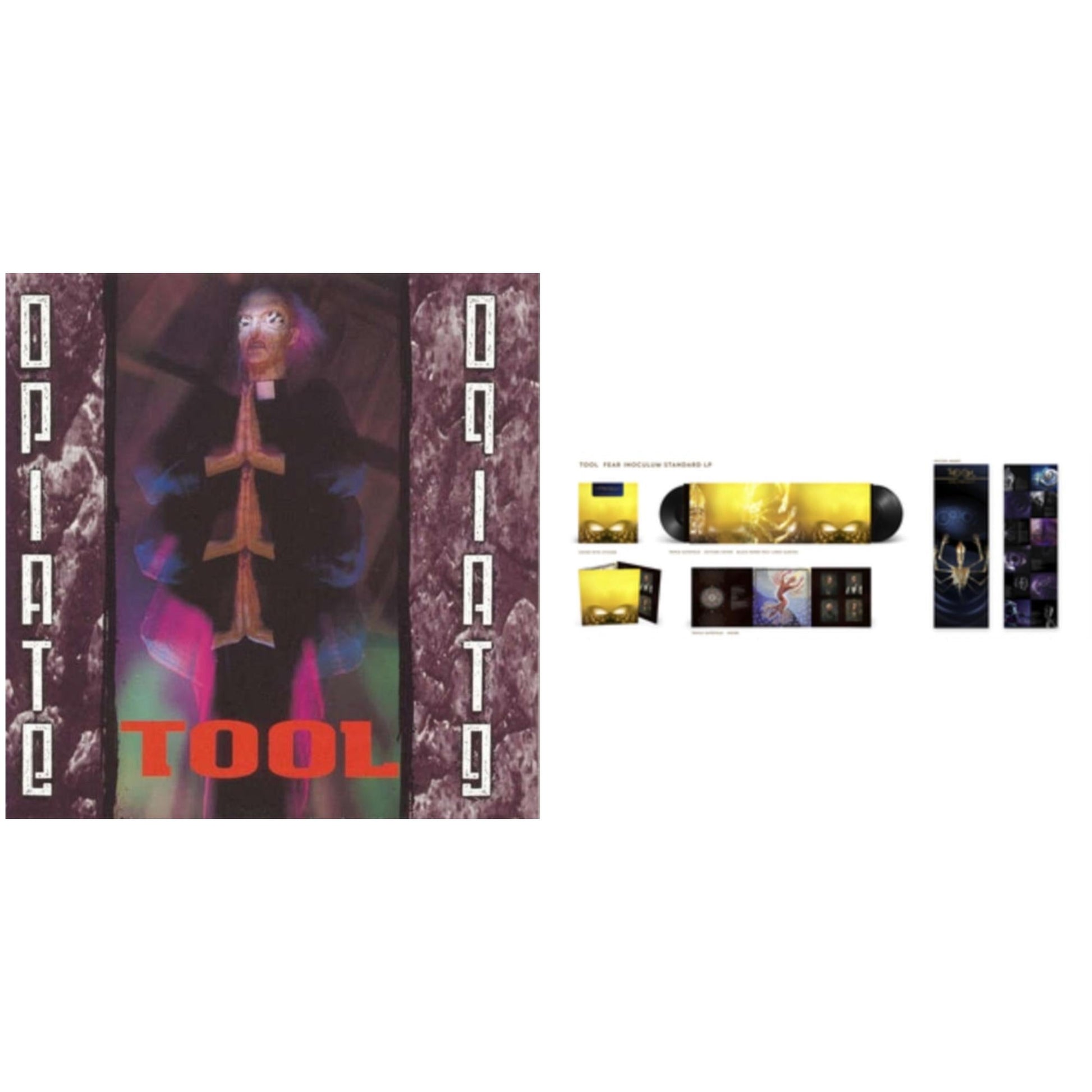 This is a 2 LP Vinyl SKU bundle.
1.This LP Vinyl is brand new.Format: LP VinylMusic Style: Alternative RockThis item's title is: Opiate EpArtist: ToolLabel: LEGACYBarcode: 614223102719Release Date: 9/17/1996
2.This LP Vinyl is brand new.