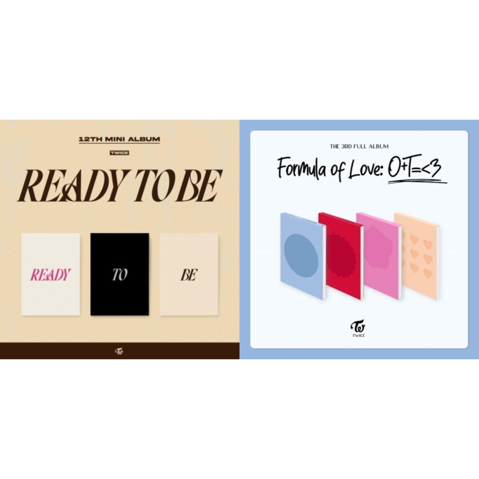 This is a 2 CD SKU bundle.
1.This CD is brand new.Format: CDThis item's title is: Ready To Be (12Th Mini Album)Artist: TwiceLabel: JYP ENT.Barcode: 8809755506285Release Date: 3/10/2023
2.This CD is brand new.