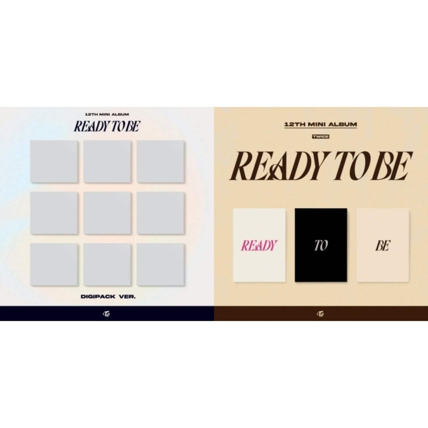 This is a 2 CD SKU bundle.
1.This CD is brand new.Format: CDMusic Style: K-popThis item's title is: Ready To Be (12Th Mini Album) Digipack VersionArtist: TwiceLabel: JYP ENT.Barcode: 8809755506407Release Date: 3/10/2023
2.This CD is brand new.