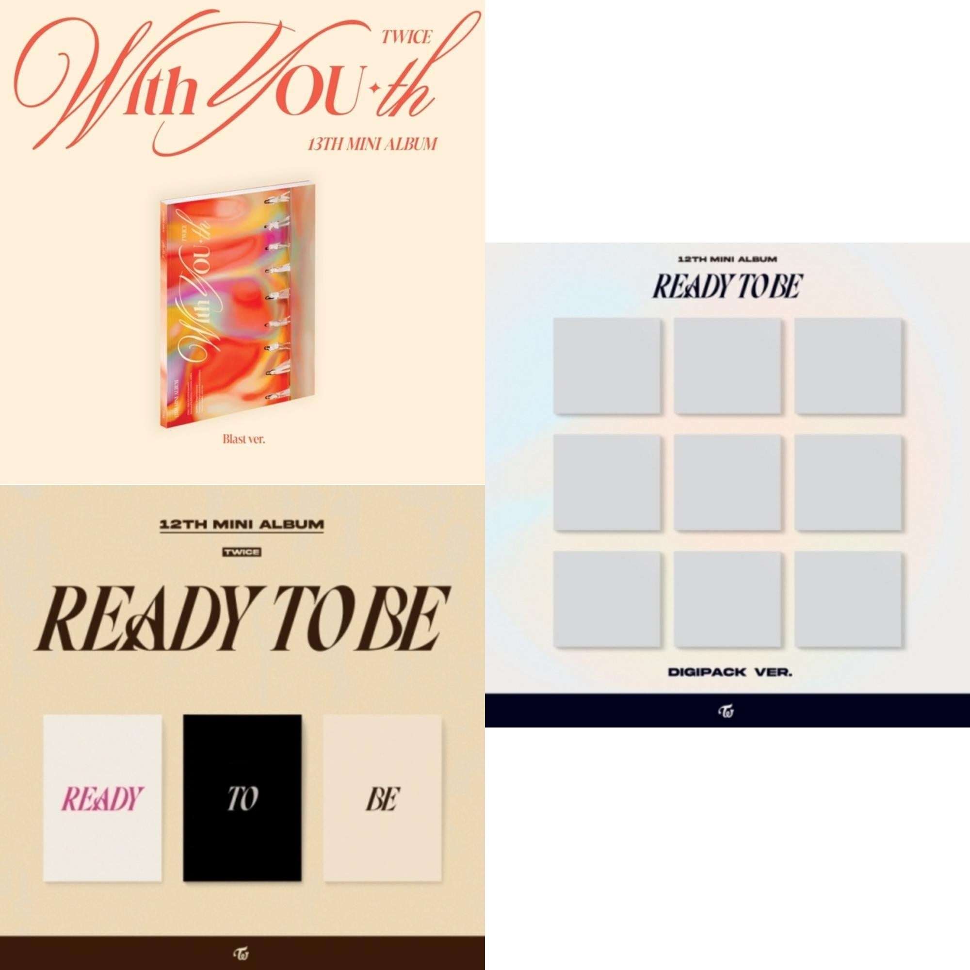 With You-Th (Blast Ver.) & Ready To Be (12Th Mini Album) & Ready To Be (12Th Mini Album) Digipack Version