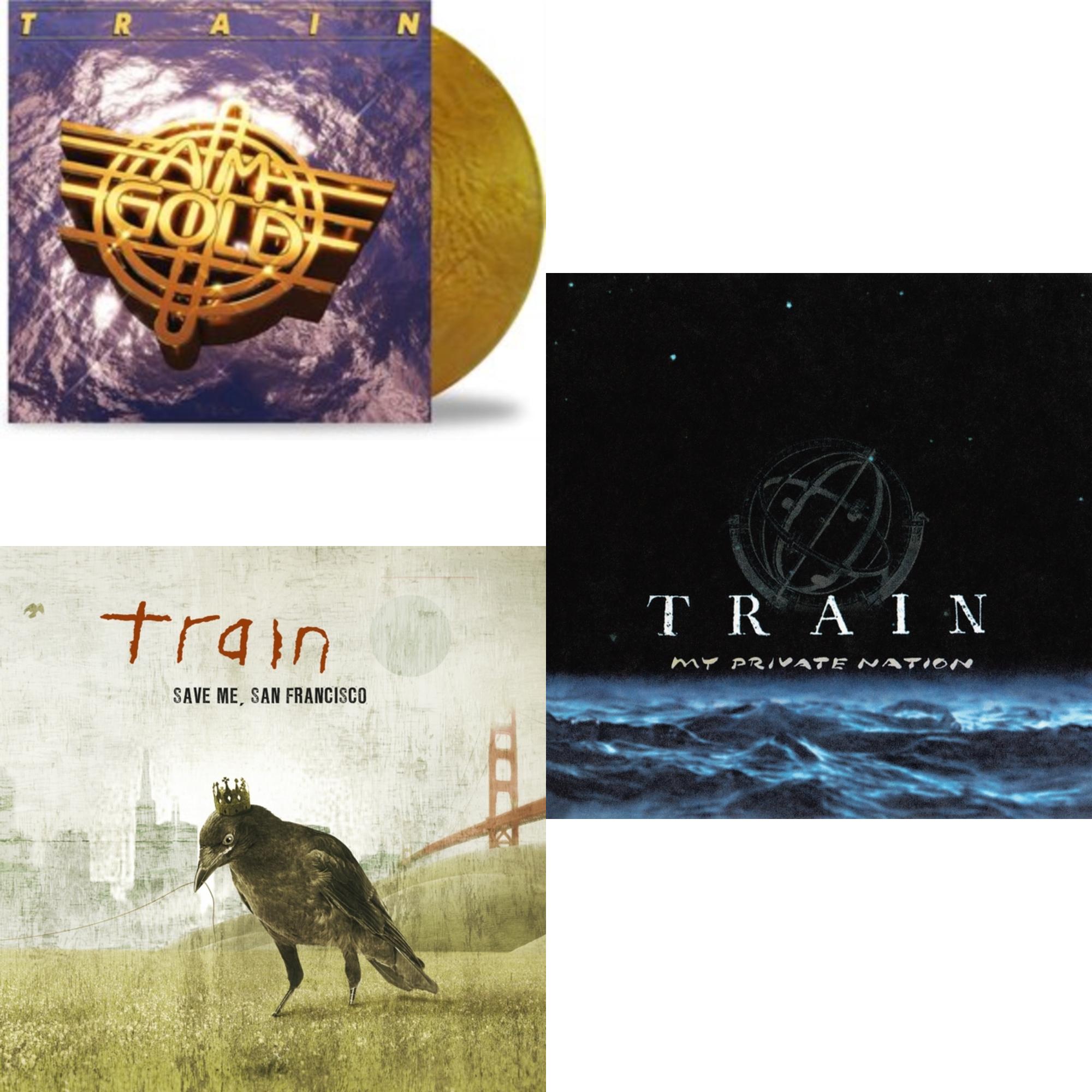 Am Gold (Metallic Gold LP Vinyl) & Save Me, San Francisco (2LP) & My Private Nation