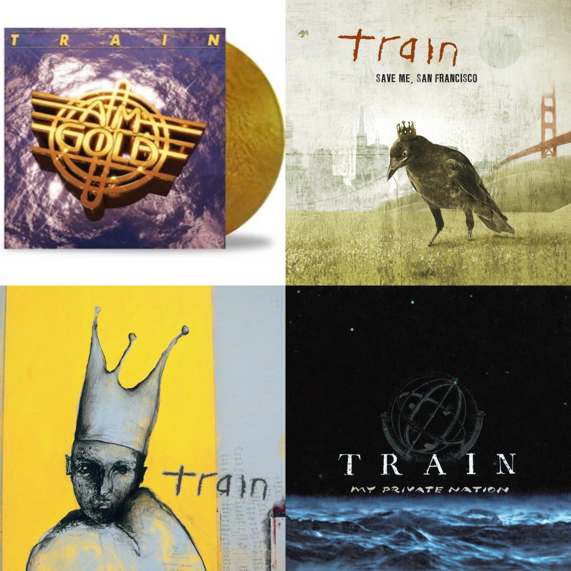 Am Gold (Metallic Gold LP Vinyl) & Save Me, San Francisco (2LP) & Train & My Private Nation