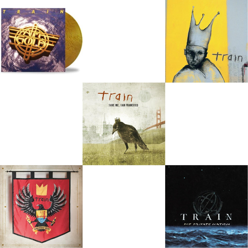 Am Gold (Metallic Gold LP Vinyl) & Greatest Hits (2LP) & Save Me, San Francisco (2LP) & Train & My Private Nation