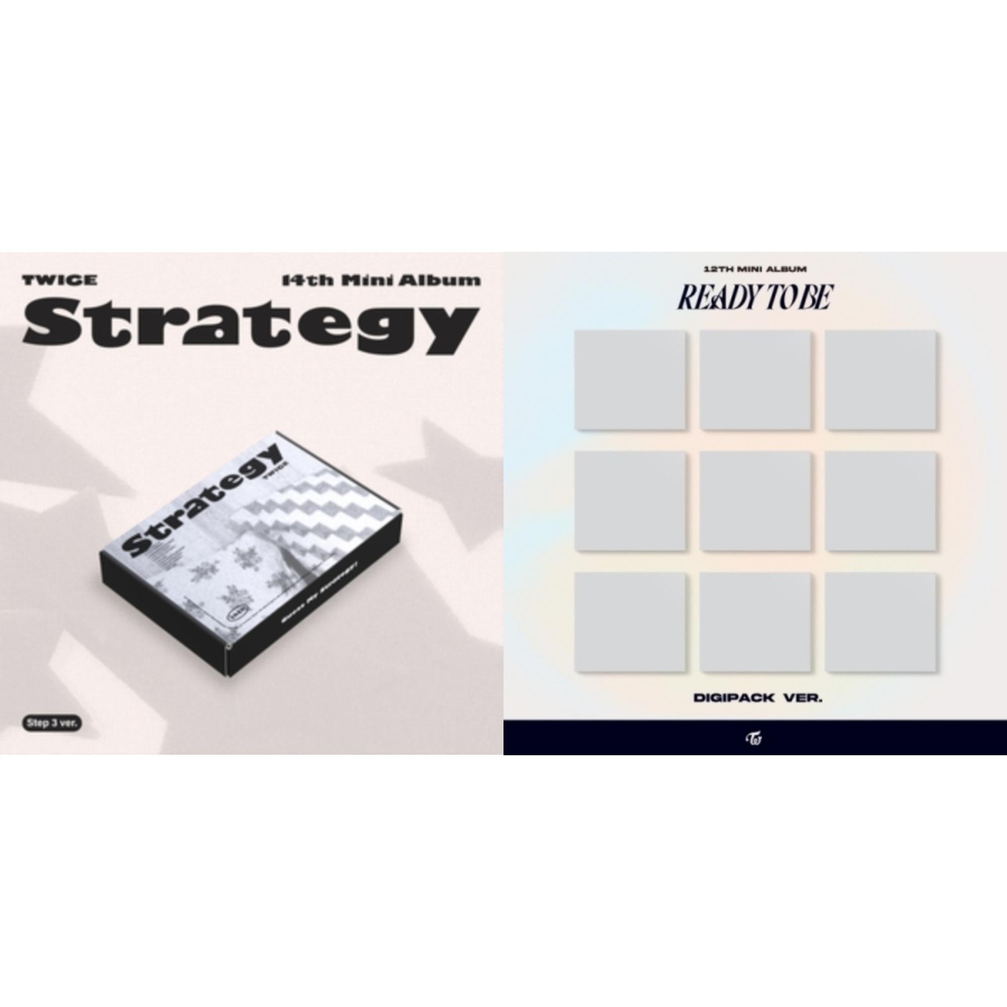 Strategy (Step 3 Ver.) & Ready To Be (12Th Mini Album) Digipack Version