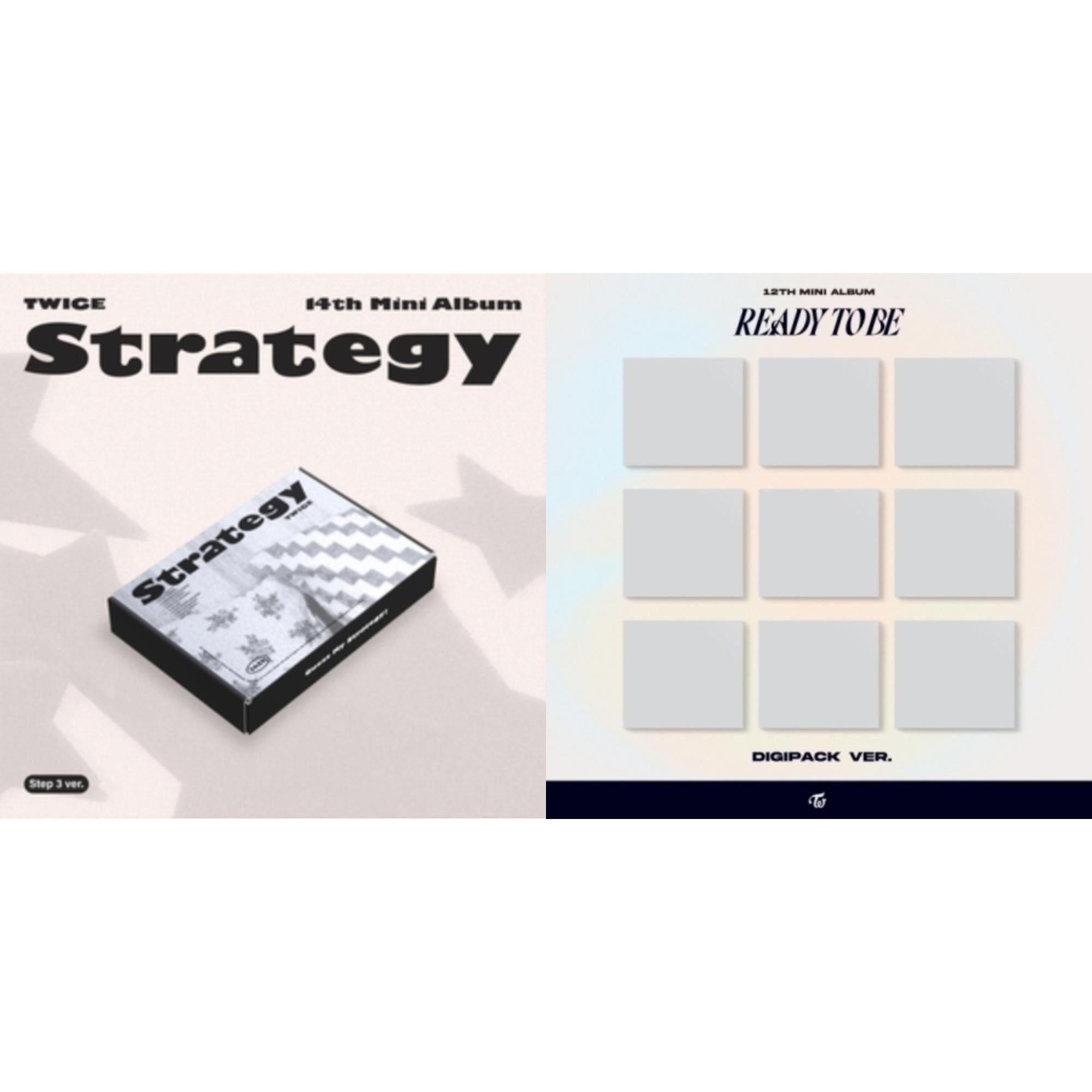 Strategy (Step 3 Ver.) & Ready To Be (12Th Mini Album) Digipack Version