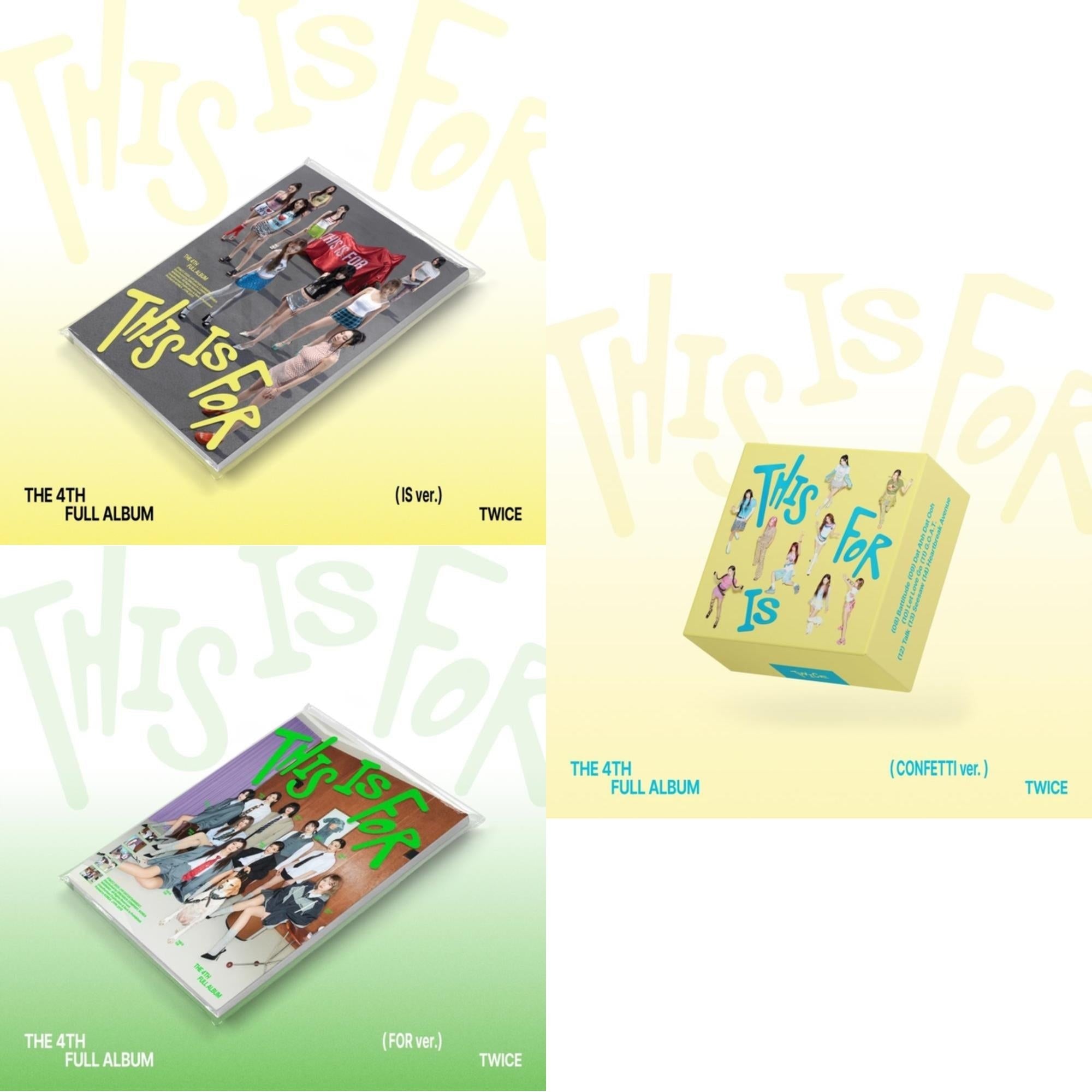 This Is For (Is Ver.) & This Is For (For Ver.) & This Is For (Confetti Ver.)