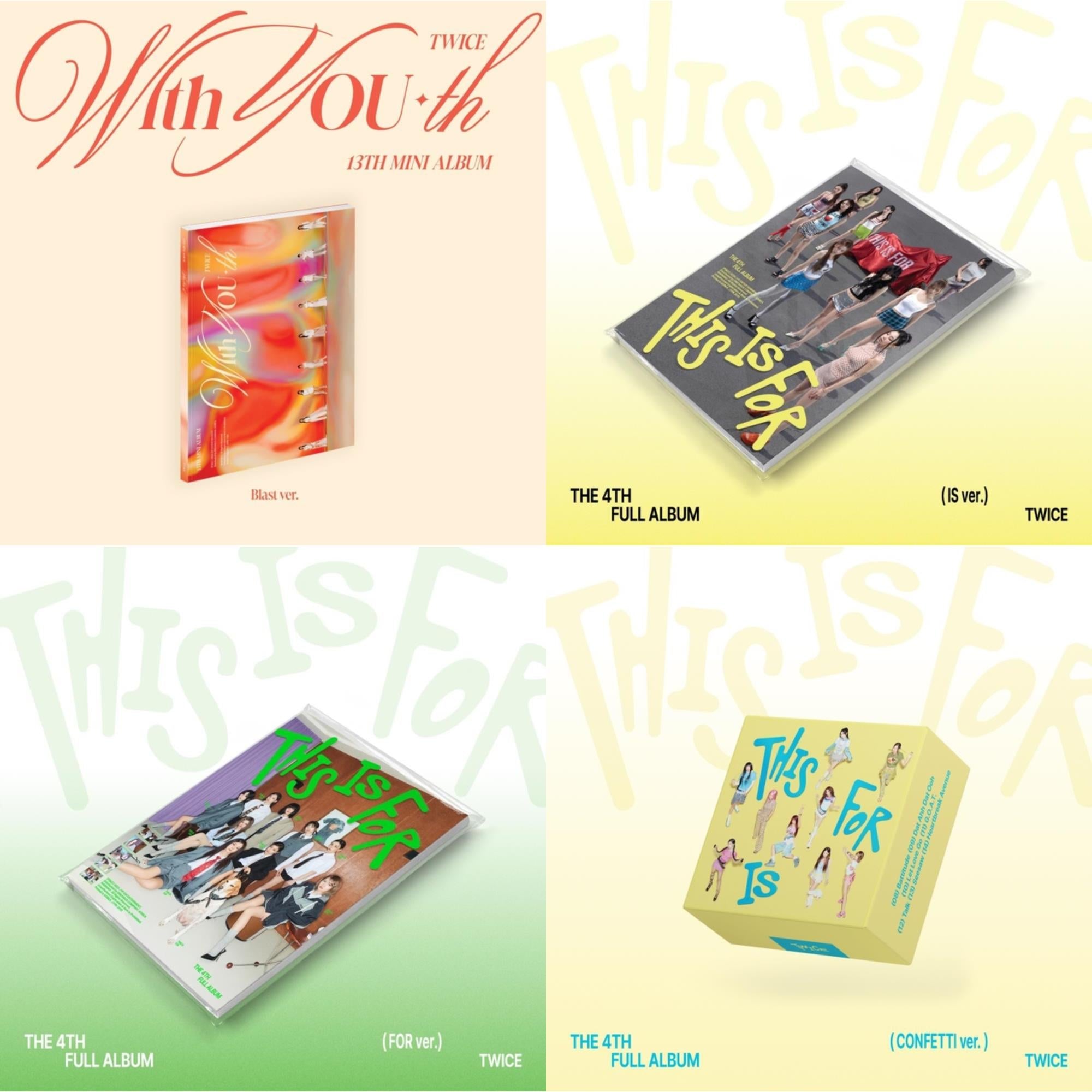 With You-Th (Blast Ver.) & This Is For (Is Ver.) & This Is For (For Ver.) & This Is For (Confetti Ver.)