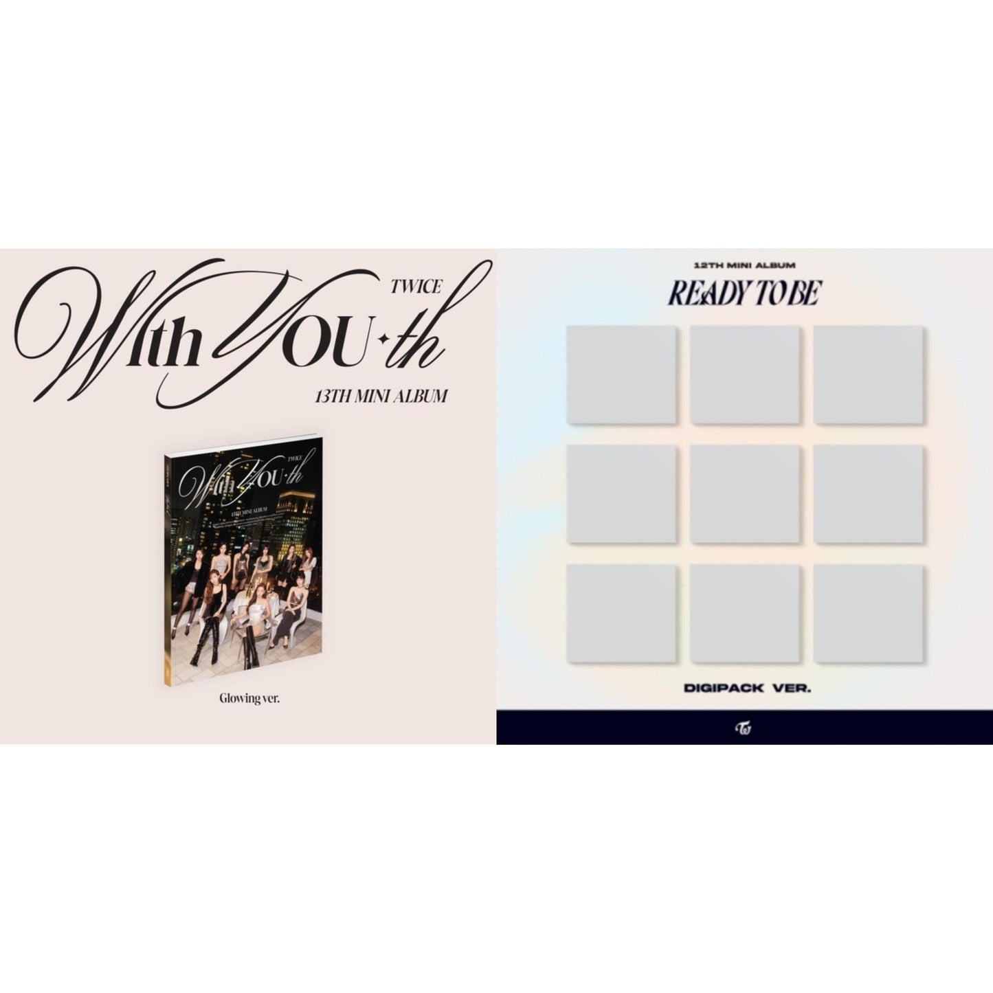 This is a 2 CD SKU bundle.
1.This CD is brand new.Format: CDThis item's title is: With You-Th (Glowing Ver.)Artist: TwiceBarcode: 196922745478Release Date: 2/23/2024
2.This CD is brand new.