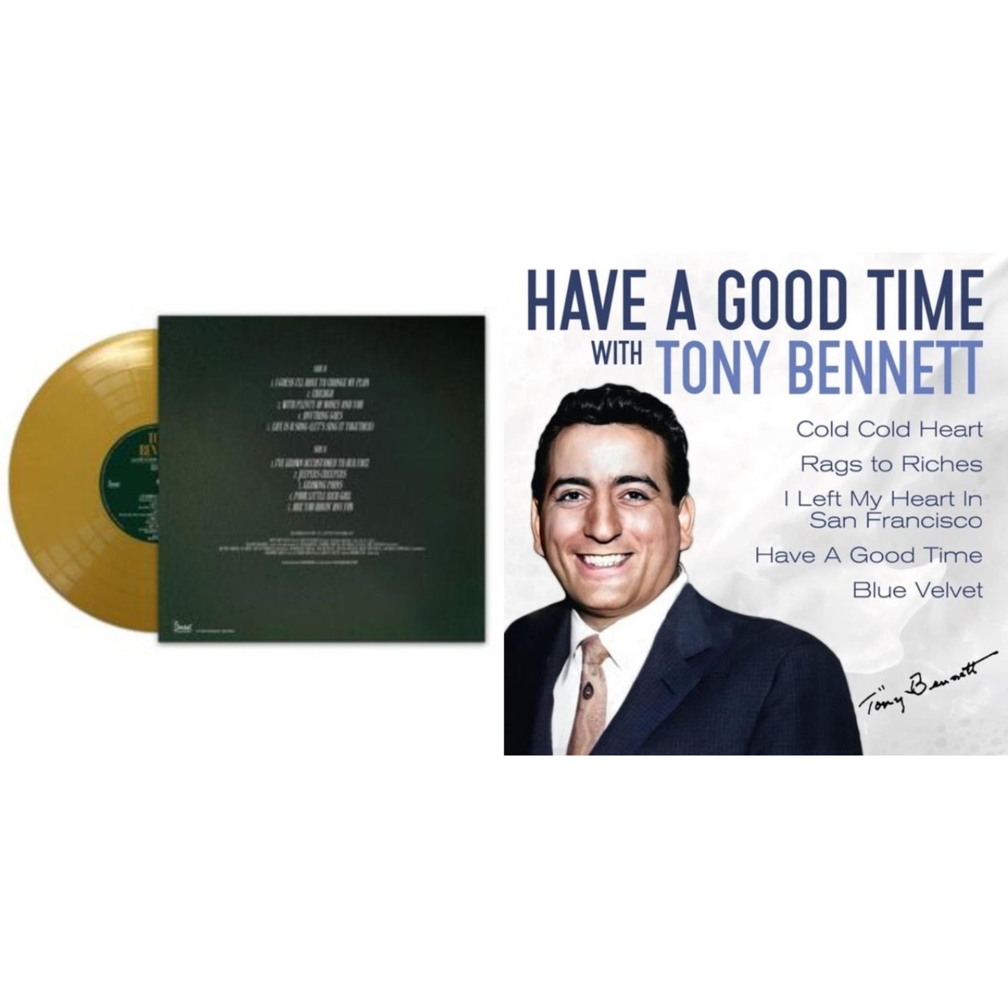 This is a 2 LP Vinyl SKU bundle.
1.This LP Vinyl is brand new.Format: LP VinylThis item's title is: Legend (Gold LP Vinyl)Artist: Tony BennettLabel: STARDUSTBarcode: 889466421815Release Date: 6/9/2023
2.This LP Vinyl is brand new.