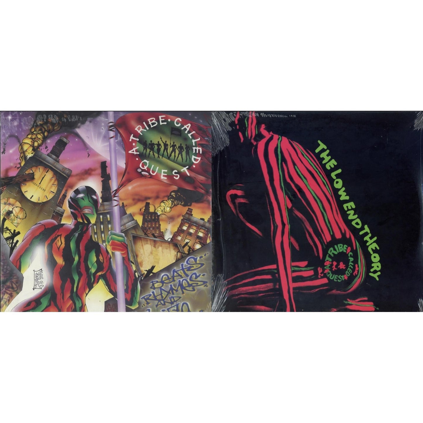 This is a 2 LP Vinyl SKU bundle.
1.This LP Vinyl is brand new.Format: LP VinylMusic Style: ConsciousThis item's title is: Beats Rhymes & LifeArtist: Tribe Called QuestLabel: LEGACYBarcode: 012414158710Release Date: 7/30/1996
2.This LP Vinyl is brand new.