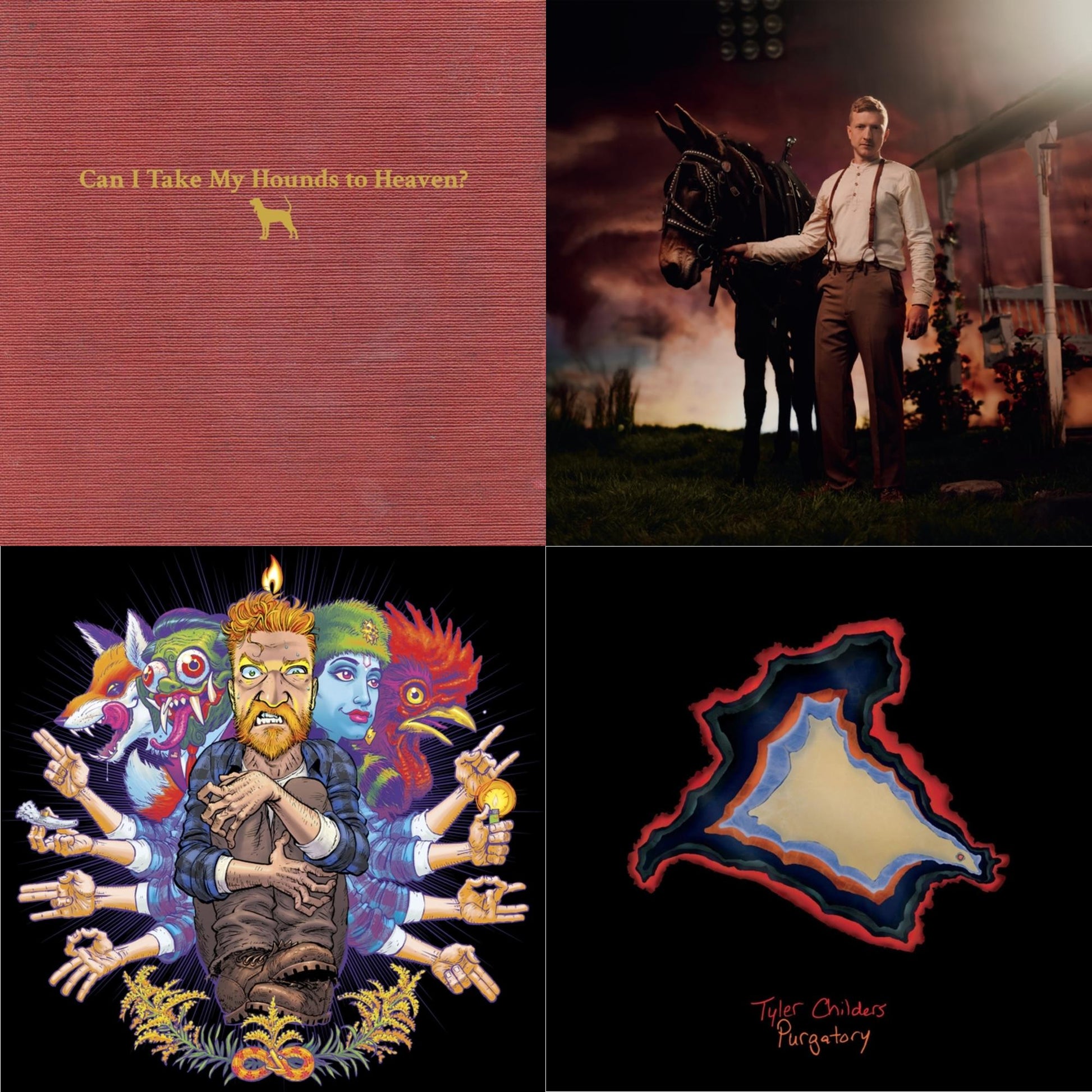 This is a 4 LP Vinyl SKU bundle.
1.This LP Vinyl is brand new.Format: LP VinylMusic Style: CountryThis item's title is: Can I Take My Hounds To Heaven? (3LP)Artist: Tyler ChildersLabel: RCABarcode: 196587223717Release Date: 9/30/2022
2.This LP Vinyl is brand new.