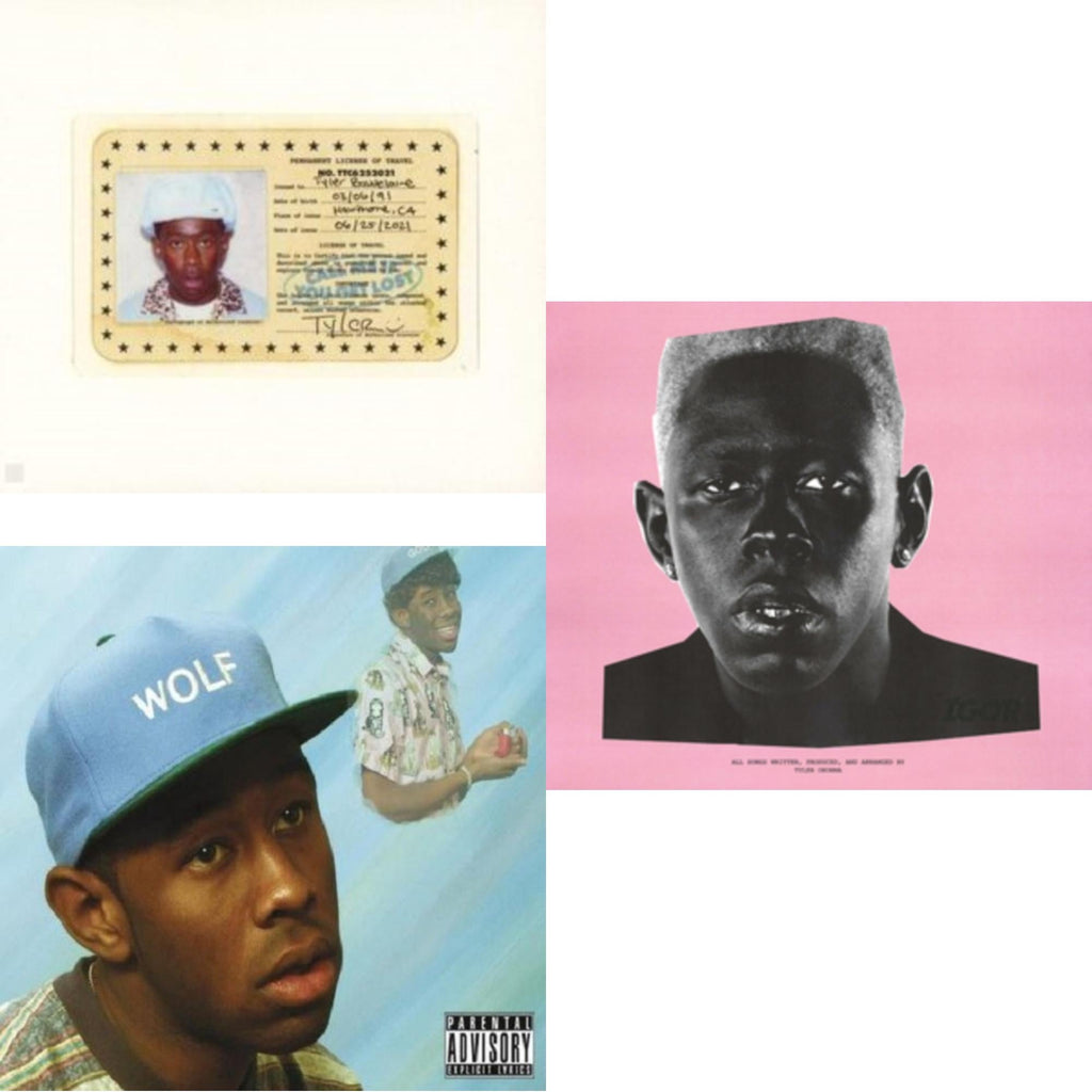 This is a 3 CD SKU bundle.
1.This CD is brand new.Format: CDMusic Style: TrapThis item's title is: Call Me If You Get LostArtist:  The Creator TylerLabel: COLUMBIA RECORDSBarcode: 194399166321Release Date: 10/1/2021
2.This CD is brand new.