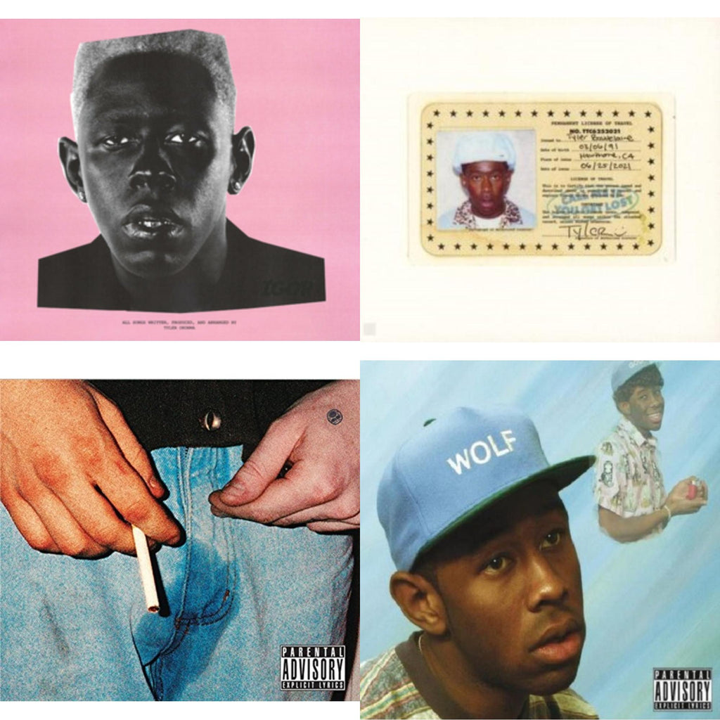 This is a 4 CD SKU bundle.
1.This CD is brand new.Format: CDMusic Style: Contemporary R&BThis item's title is: Igor (X)Artist:  The Creator TylerLabel: A BOY IS A GUN; COLUMBIABarcode: 190759652022Release Date: 8/23/2019
2.This CD is brand new.