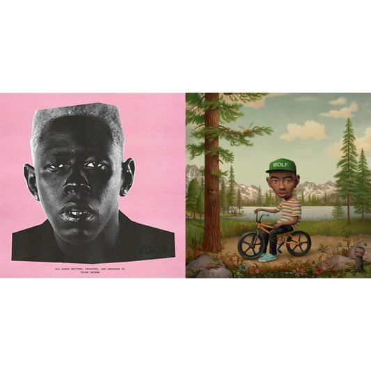 This is a 2 LP Vinyl SKU bundle.
1.This LP Vinyl is brand new.Format: LP VinylMusic Style: Contemporary R&BThis item's title is: Igor (X) (150G)Artist:  The Creator TylerLabel: A BOY IS A GUN; COLUMBIABarcode: 190759652213Release Date: 10/4/2019
2.This LP Vinyl is brand new.