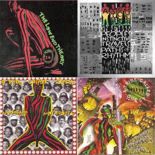 This is a 4 CD SKU bundle.
1.This CD is brand new.Format: CDMusic Style: ConsciousThis item's title is: Low End TheoryArtist: Tribe Called QuestLabel: LEGACYBarcode: 012414141828Release Date: 9/24/1991
2.This CD is brand new.