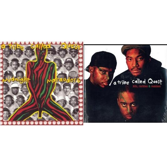 This is a 2 LP Vinyl SKU bundle.
1.This LP Vinyl is brand new.Format: LP VinylMusic Style: TranceThis item's title is: Midnight MaraudersArtist: Tribe Called QuestLabel: LEGACYBarcode: 012414149015Release Date: 11/9/1993
2.This LP Vinyl is brand new.